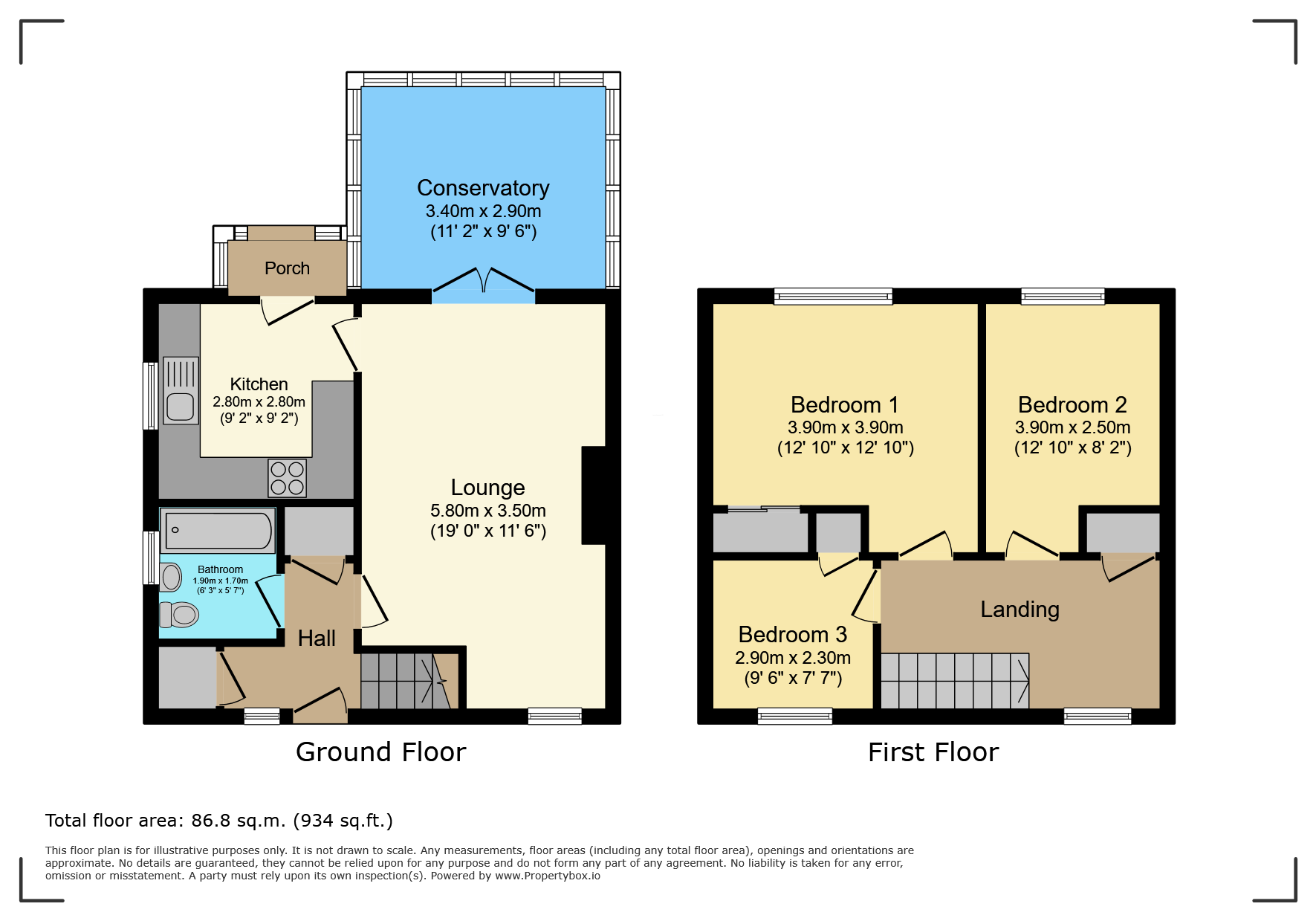 9, Hillview Place, Cowdenbeath floorplan