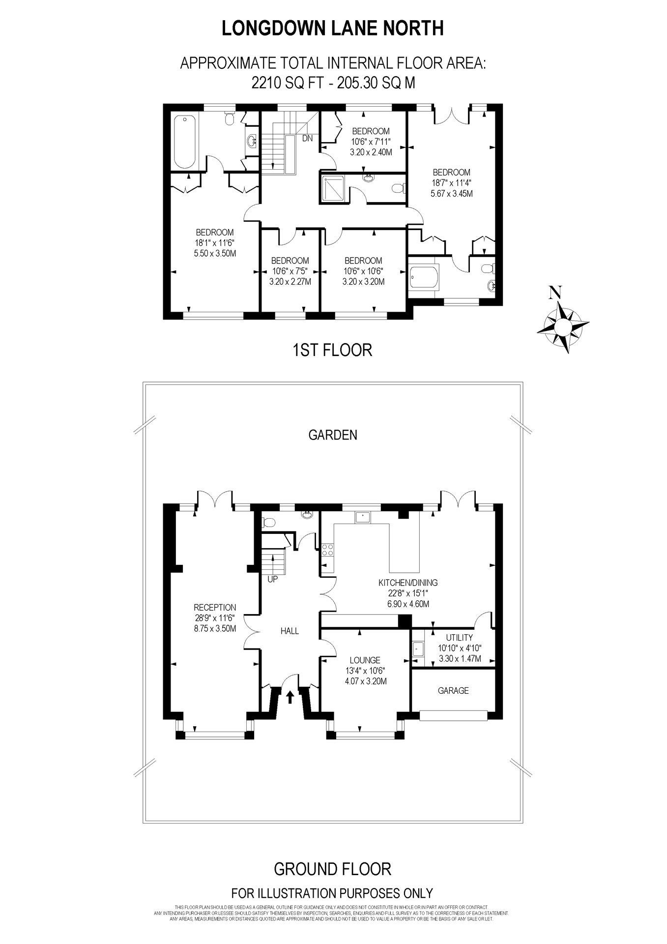 5 Bedrooms Detached house for sale in Longdown Lane North, Epsom KT17