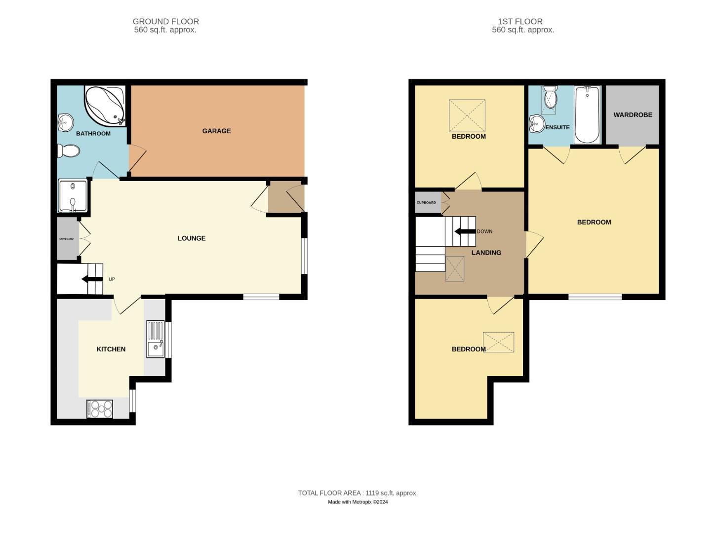 The Coach House, 46 Ditton Court Road, Westcliff-On-Sea floorplan