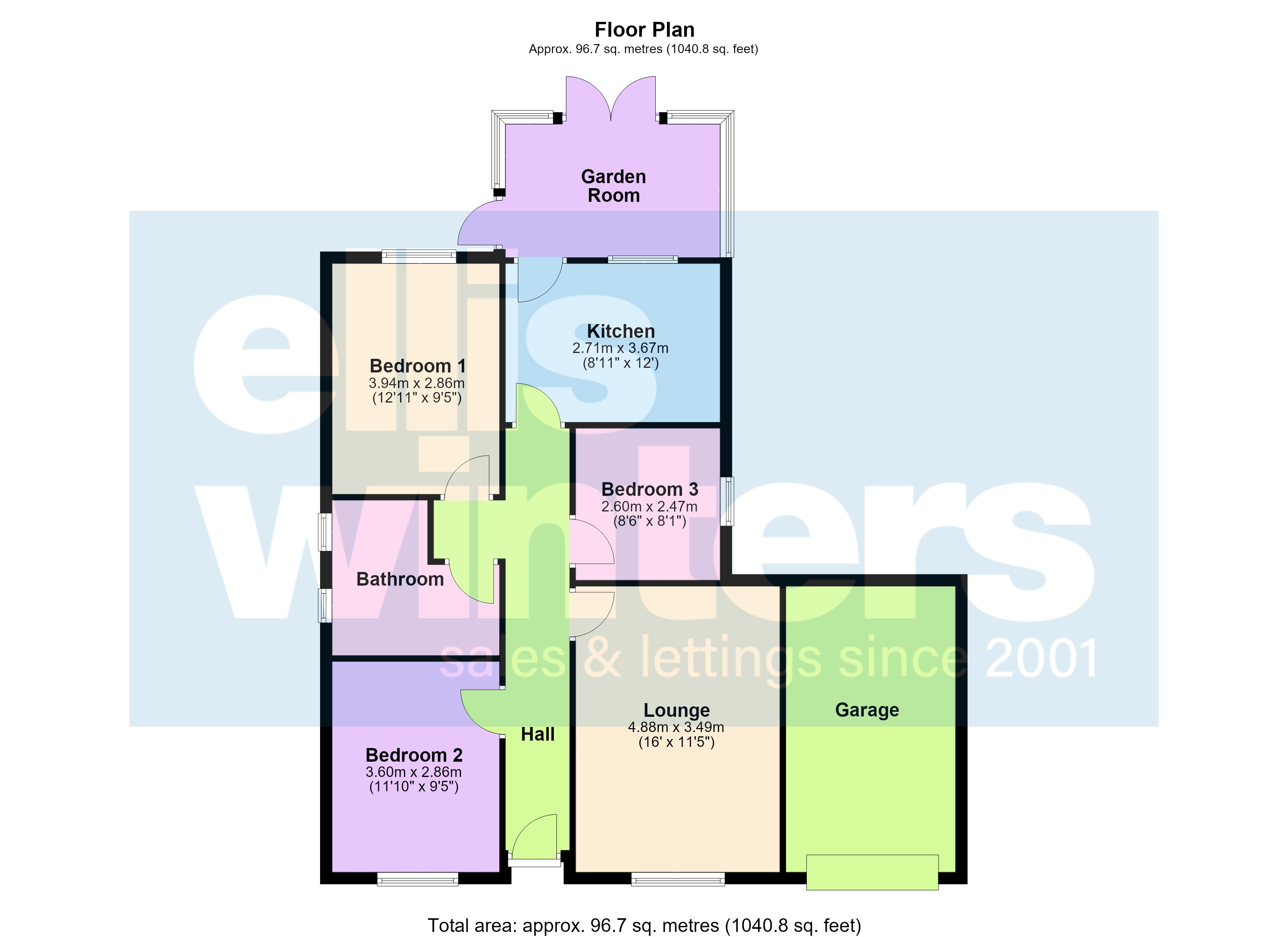 1, Nursery Drive, March floorplan