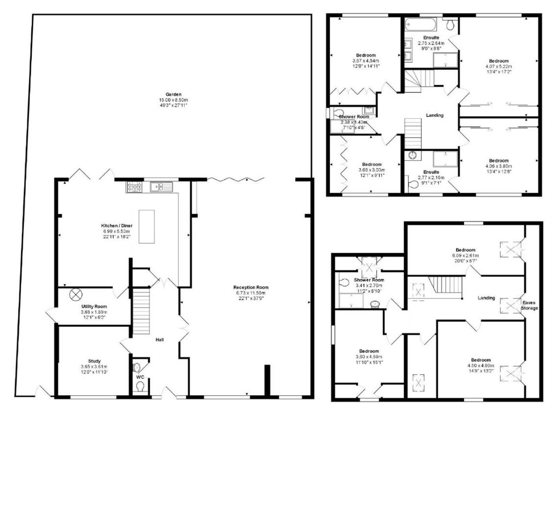 65, Camlet Way, Barnet floorplan