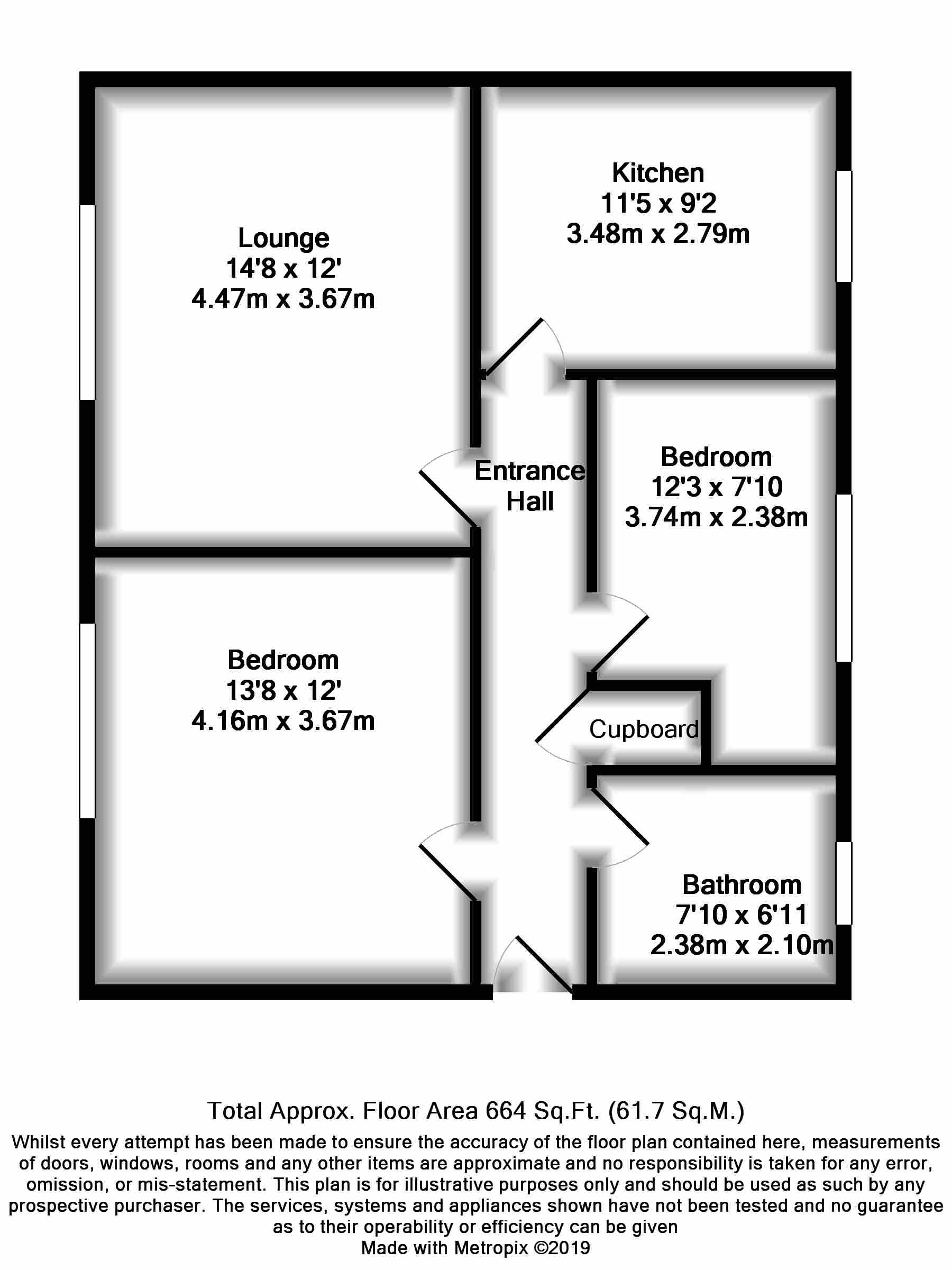 2 Bedrooms Flat for sale in Dunraven Avenue, Salfords, Surrey RH1