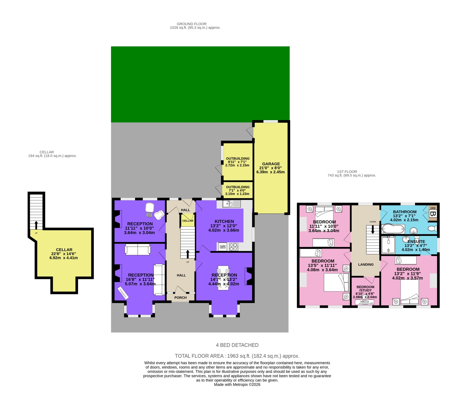 71, Bosworth Road Measham, Swadlincote floorplan