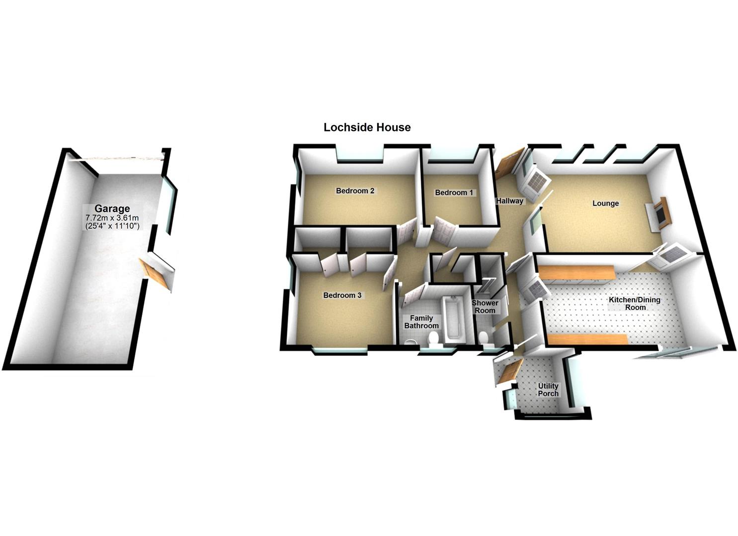 Lochside House, Isle Of Arran floorplan