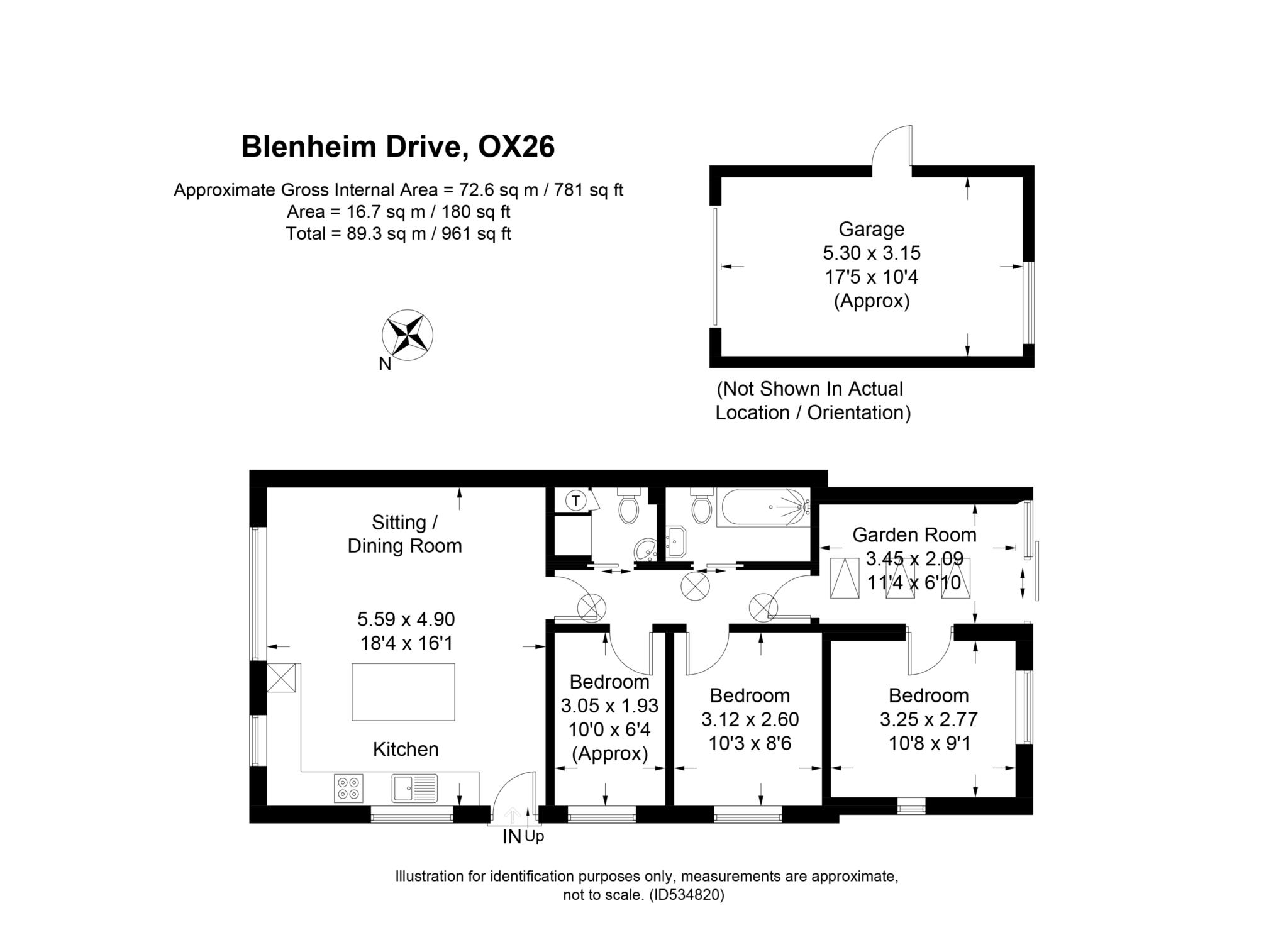 3 Bedrooms Semi-detached house to rent in Blenheim Drive, Launton OX26