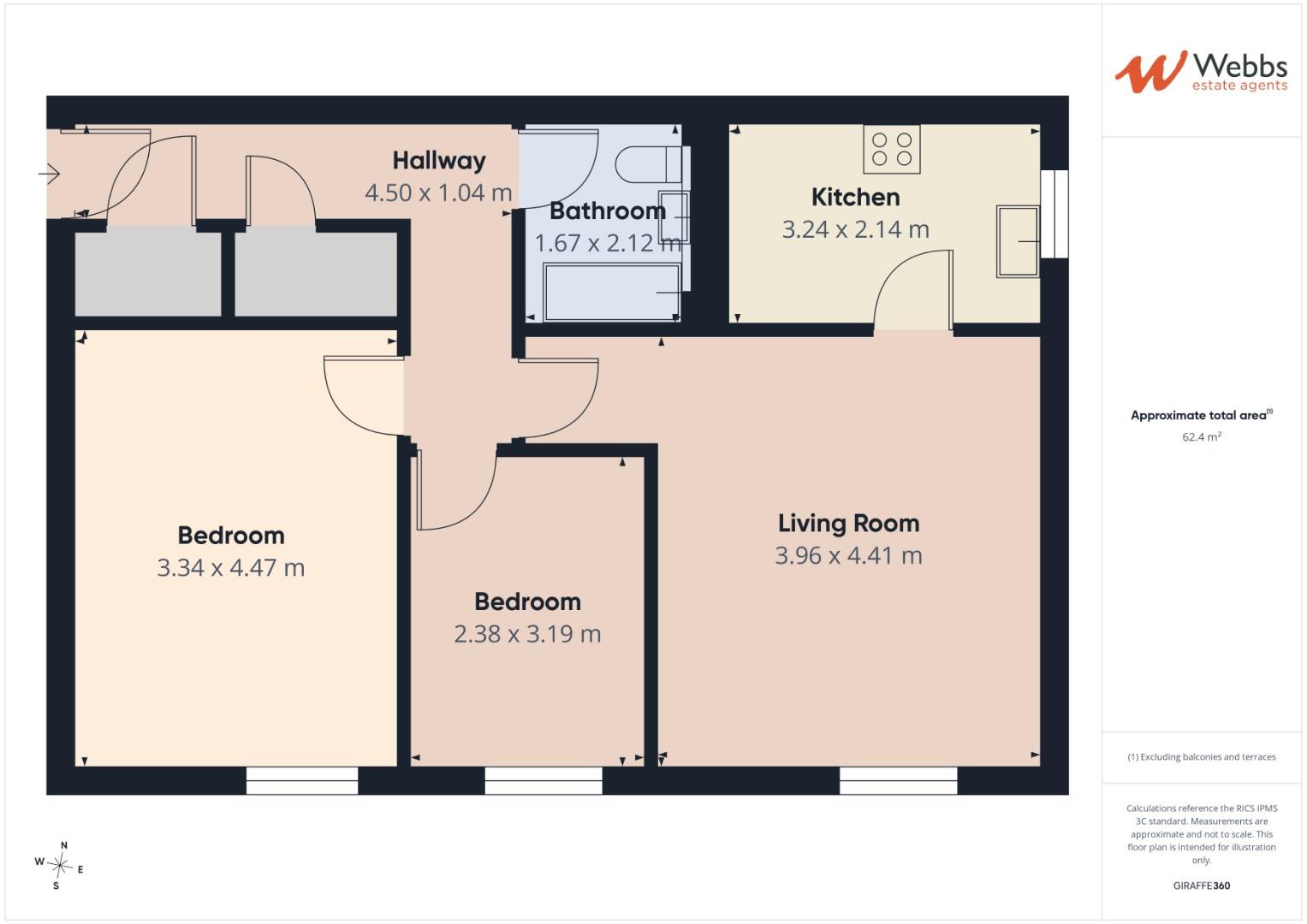 12 Kelvestone House, Park Road, Cannock floorplan