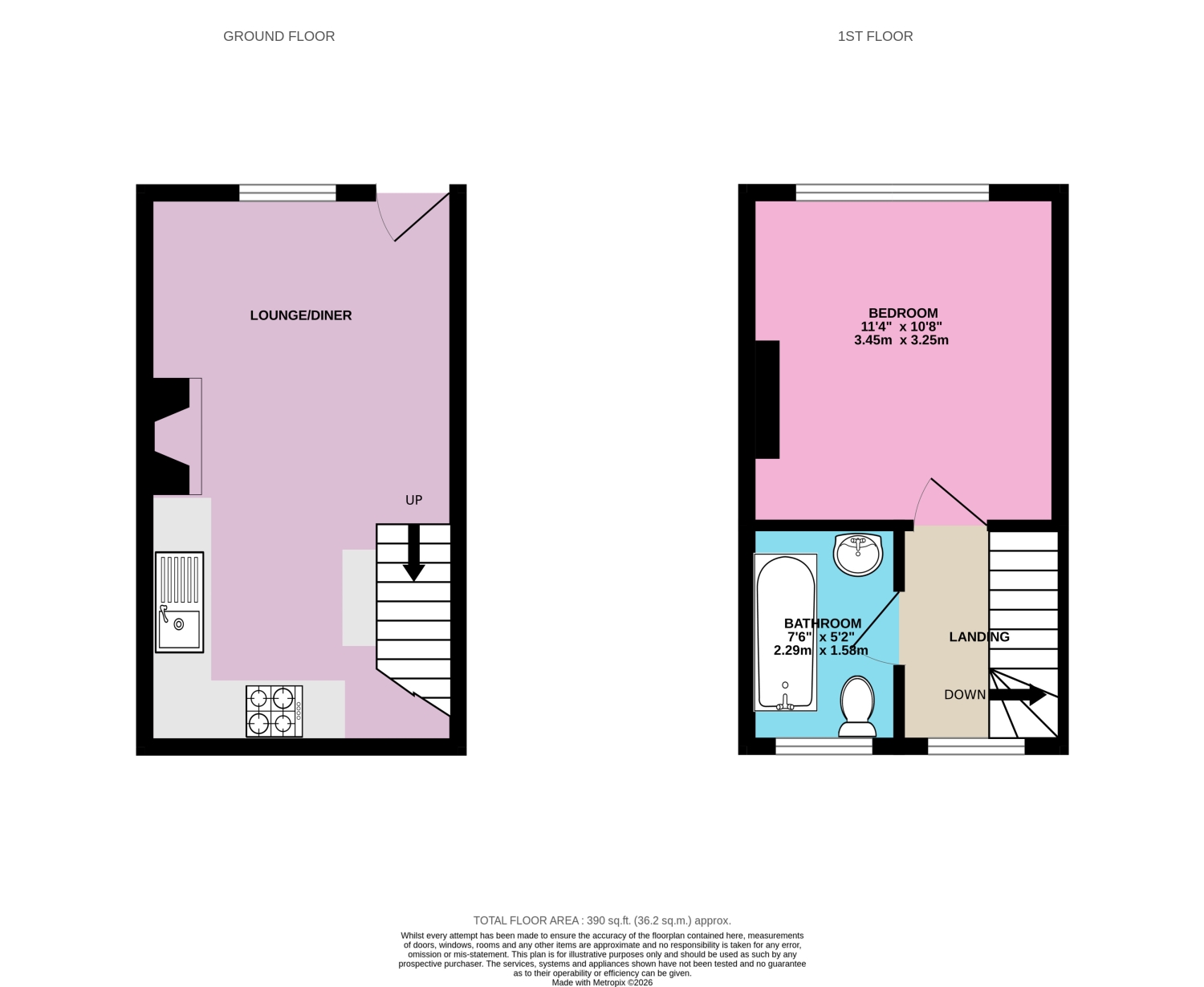 20, Market Street Thornton, Bradford floorplan