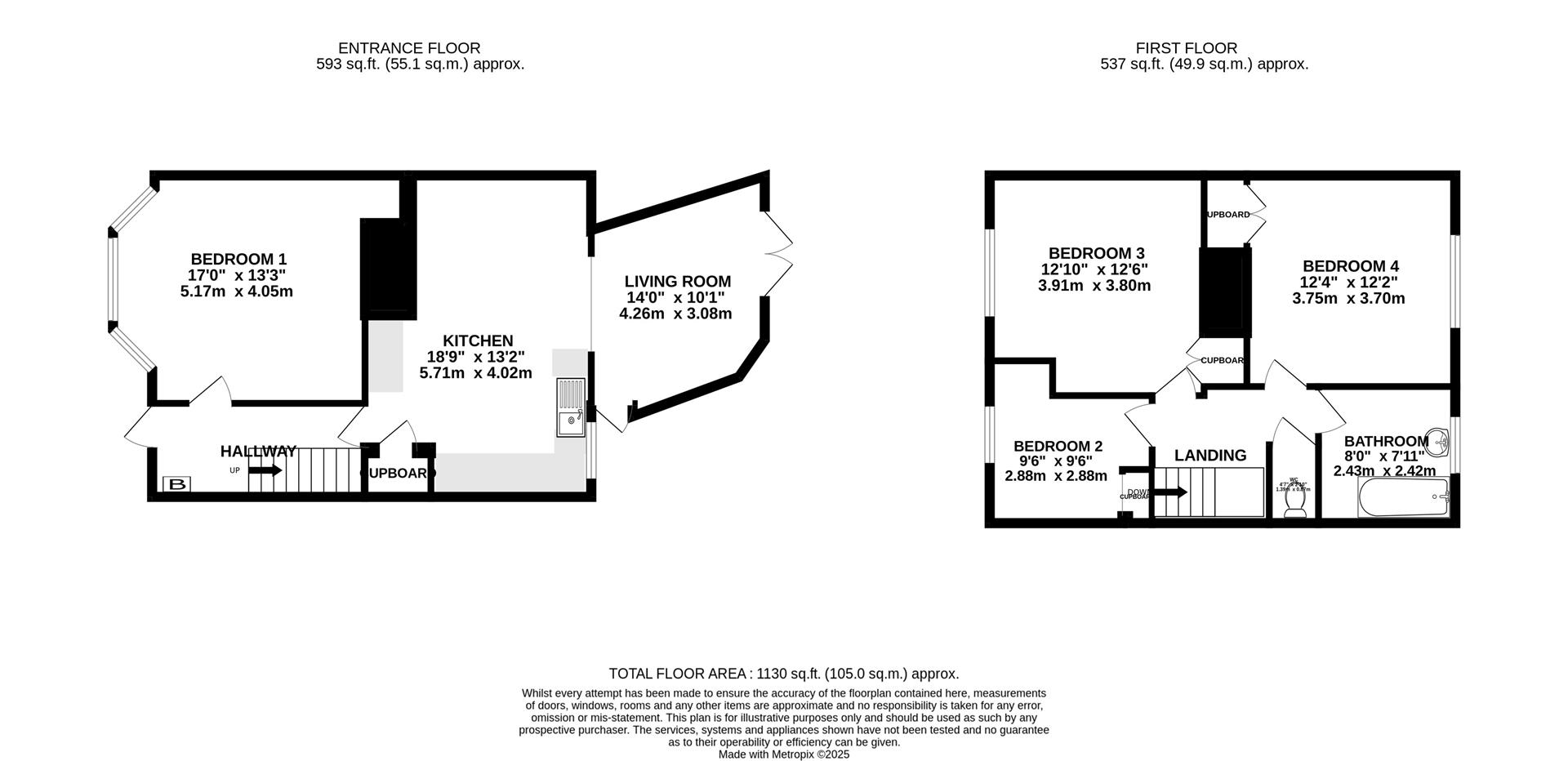 126, Royal Lane, Uxbridge floorplan