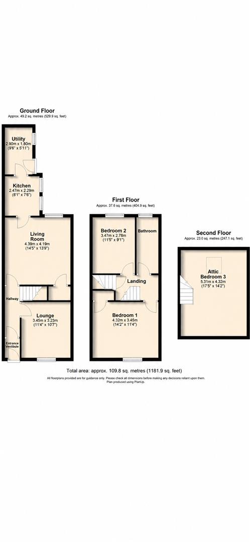47, Oak Street, Colne floorplan