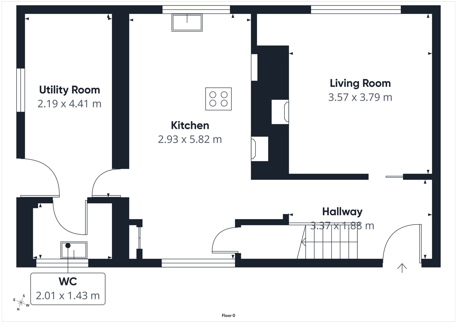 5, Woodland Road, Drybrook floorplan
