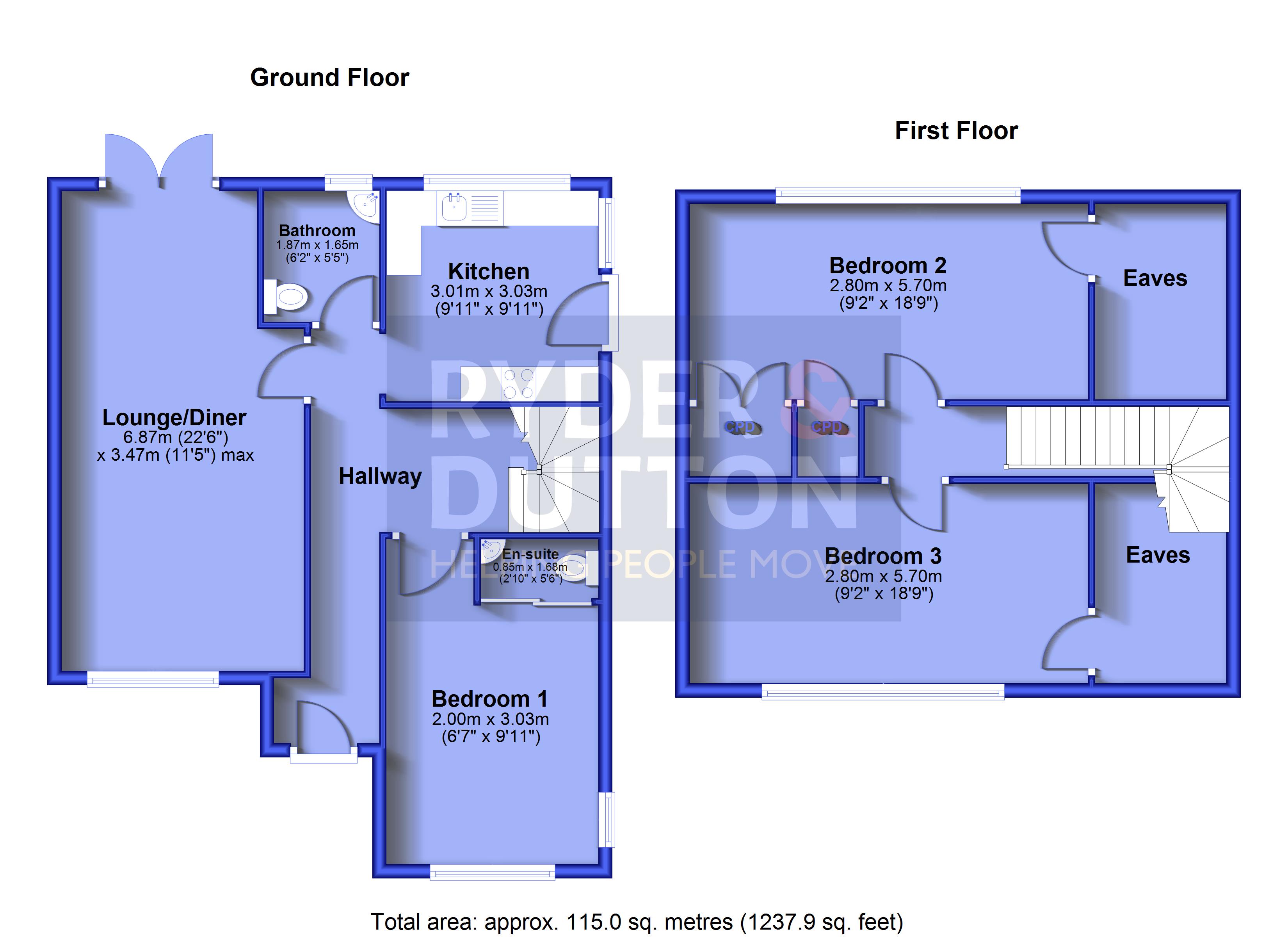 574, Rooley Moor Road, Rochdale floorplan