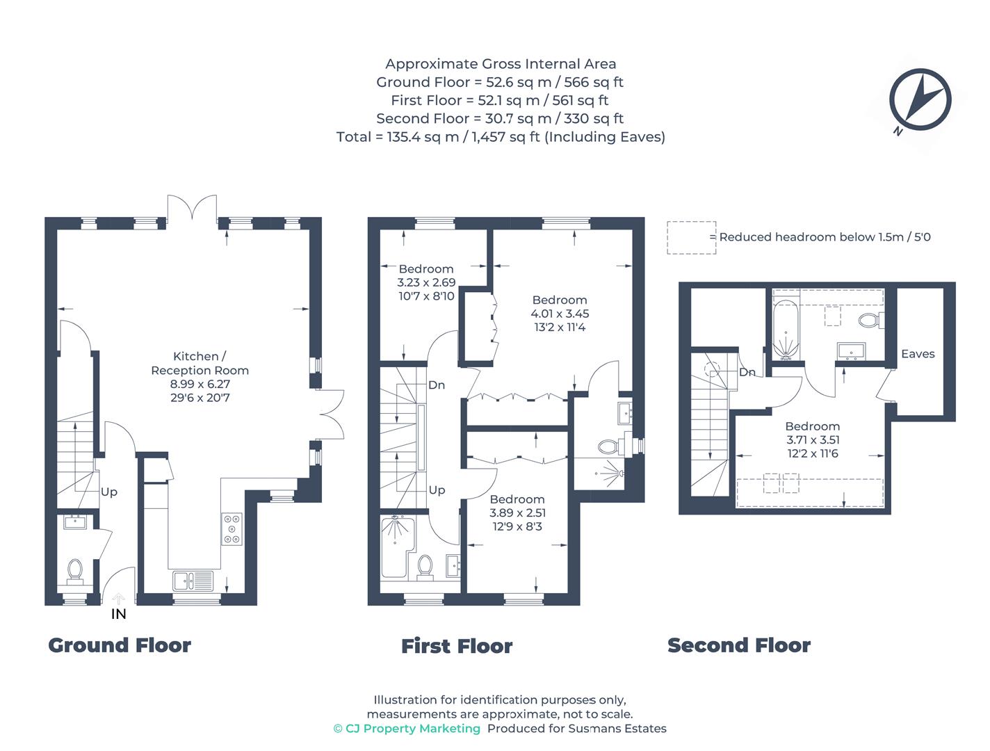 1, Battlers Mews, Radlett floorplan