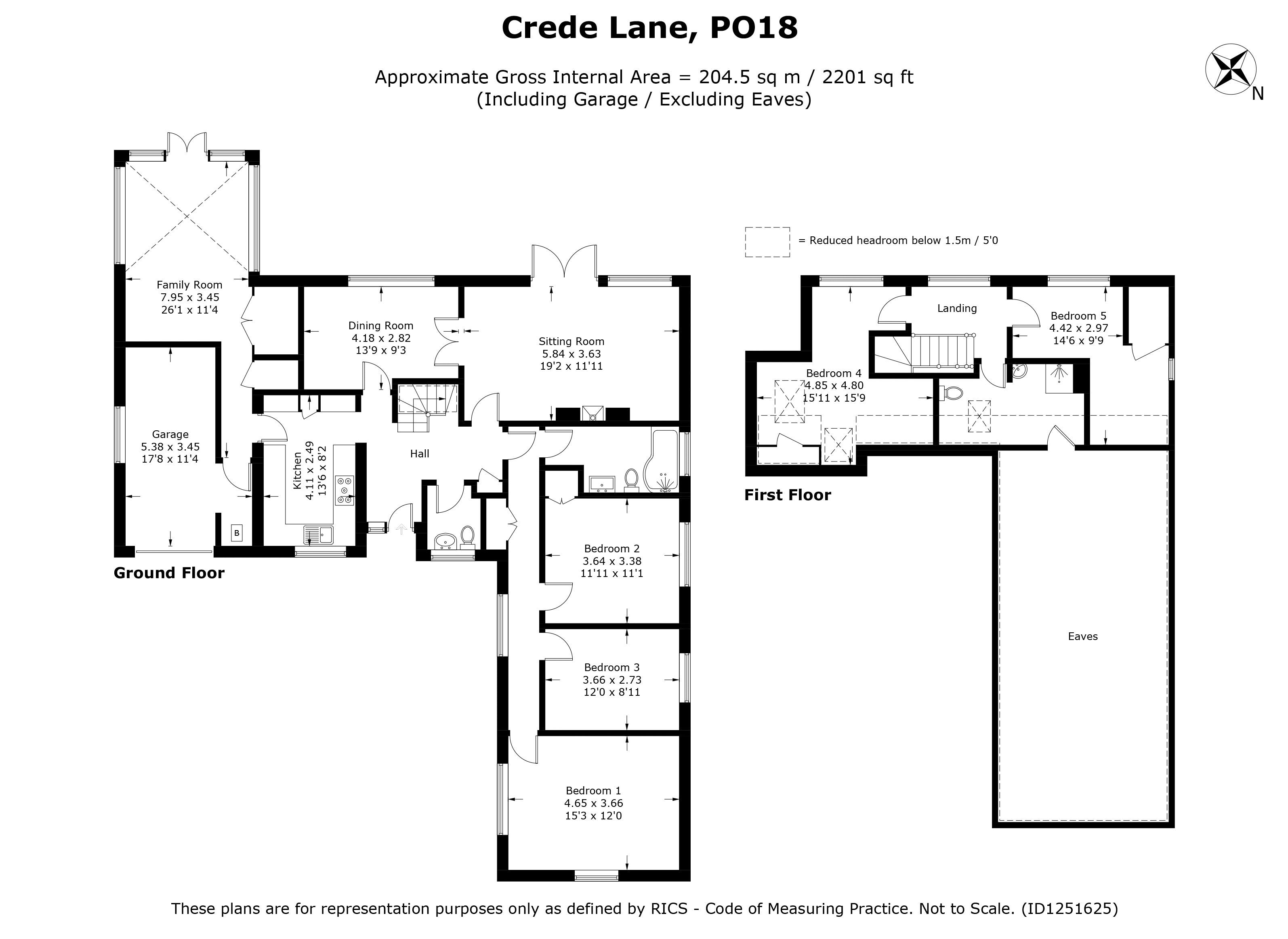 Seashells, Crede Lane, Chichester floorplan