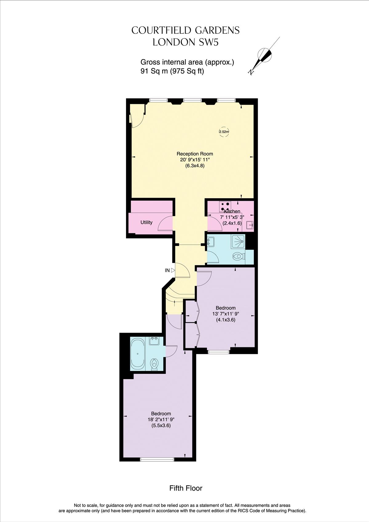 2 Bedrooms Flat to rent in Courtfield Gardens, London SW5