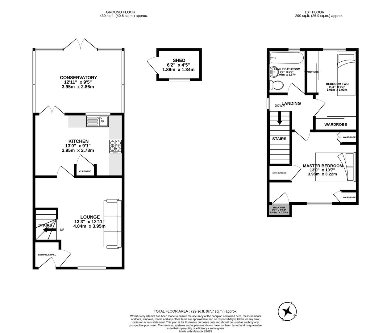 18, Endeavour Close, Preston floorplan