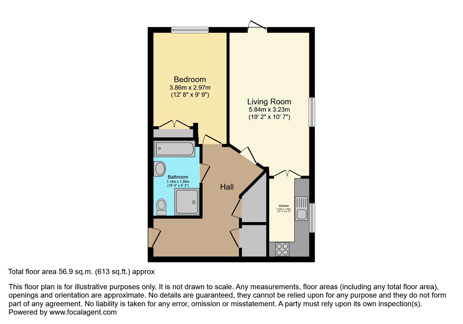 7, Castle Court (Tonbridge), Tonbridge floorplan