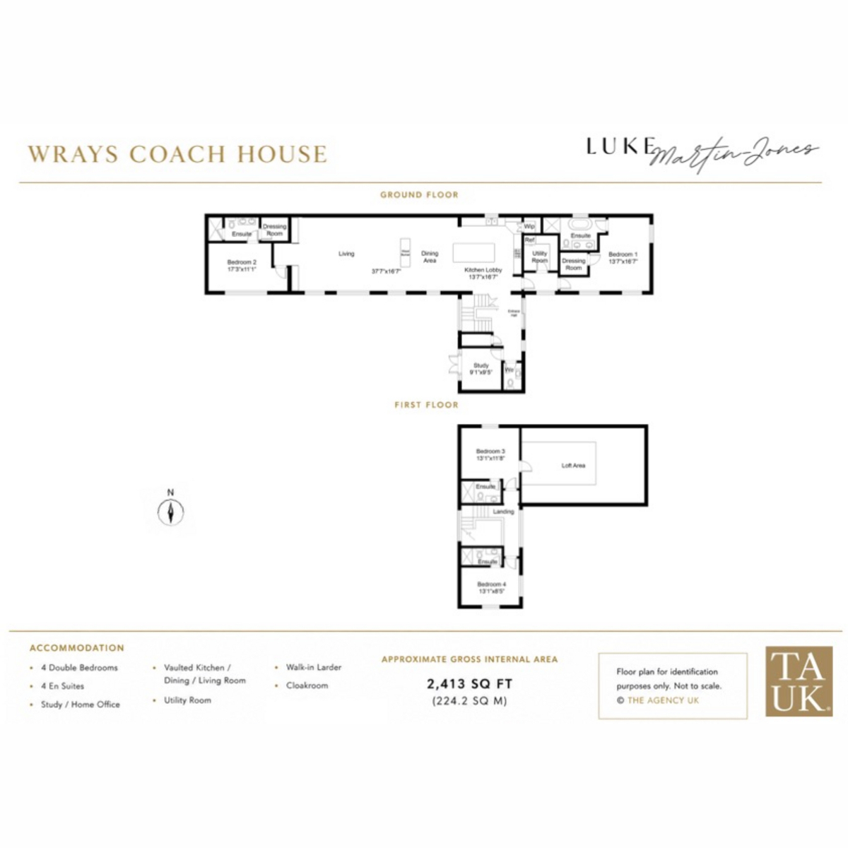 Wrays Coach House, Crutchfield Lane, Surrey floorplan