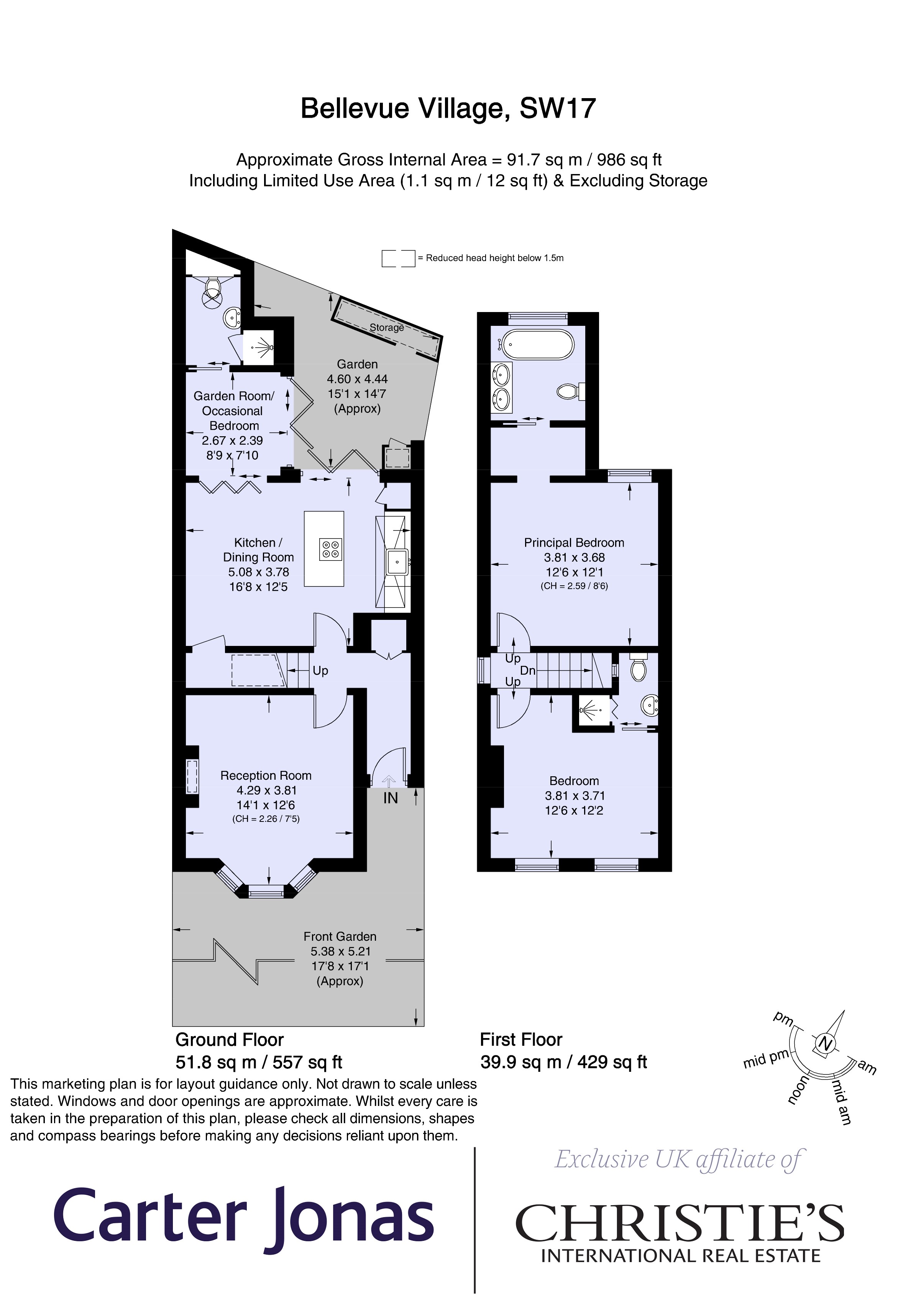 2, Nottingham Road, London floorplan