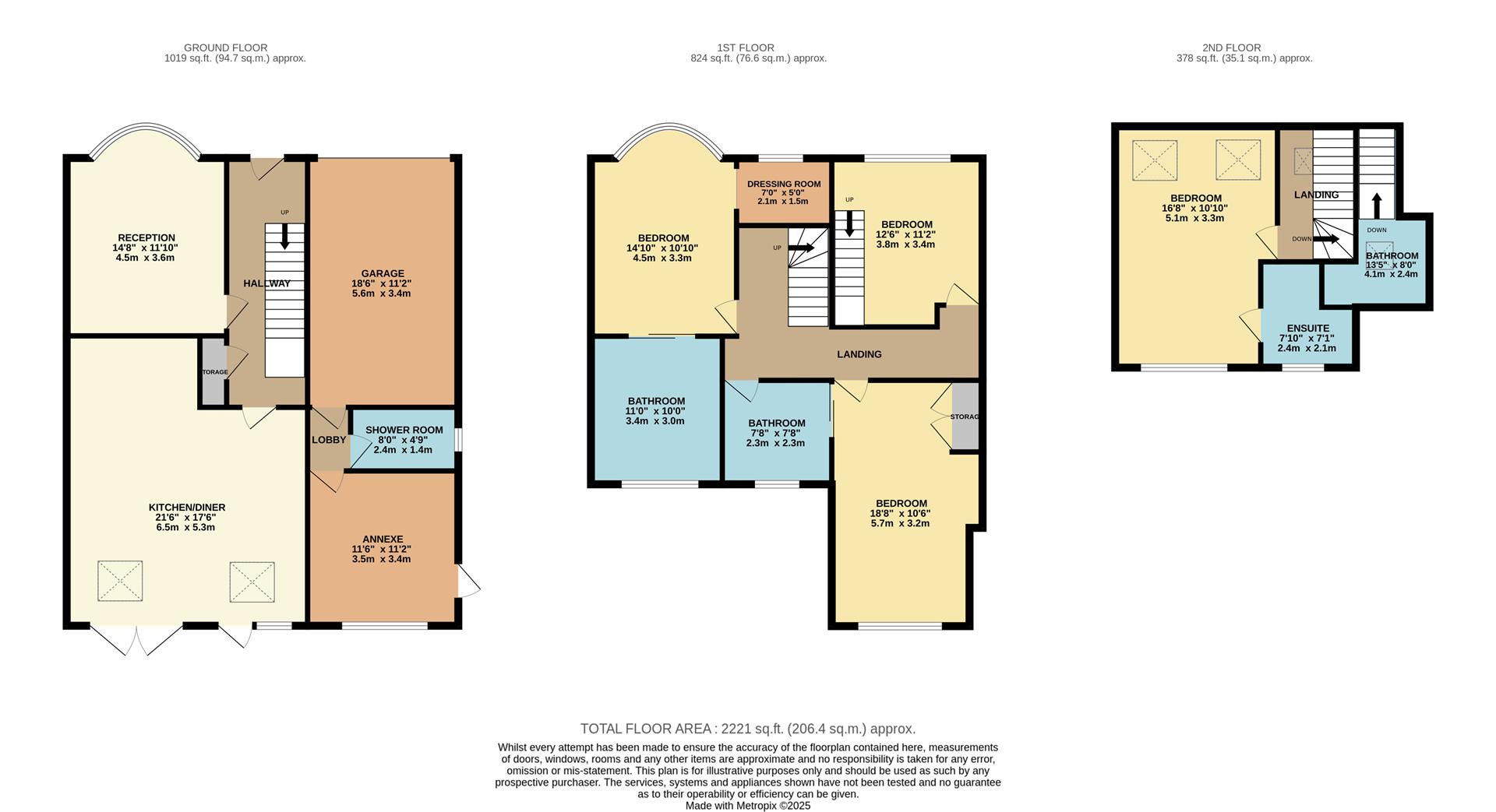 1, Larkswood Road, Chingford floorplan