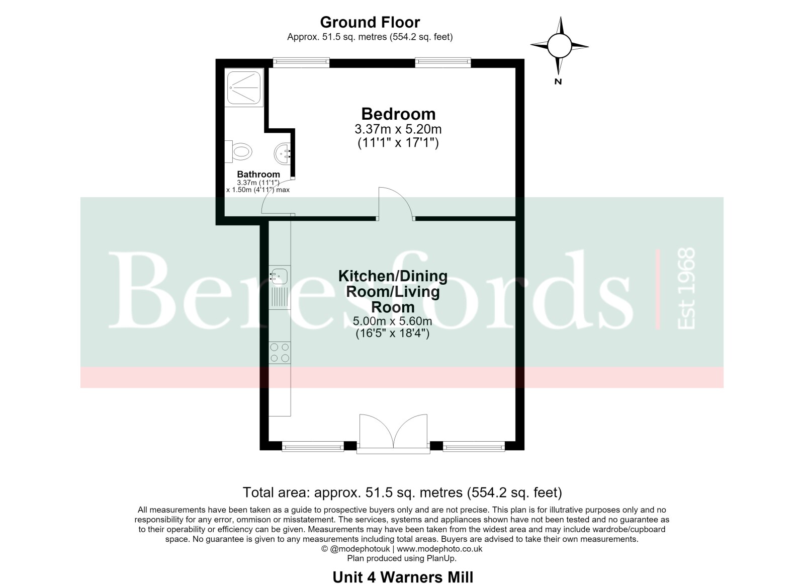 Unit 4 Warners Mill,, Silks Way, Essex floorplan