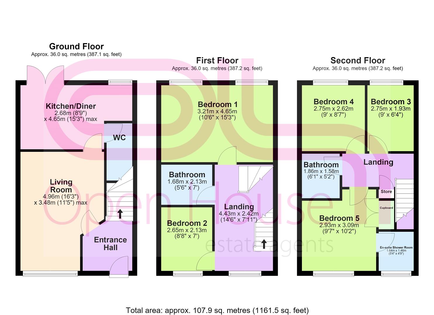 25, Higher Clough Close, Bolton floorplan