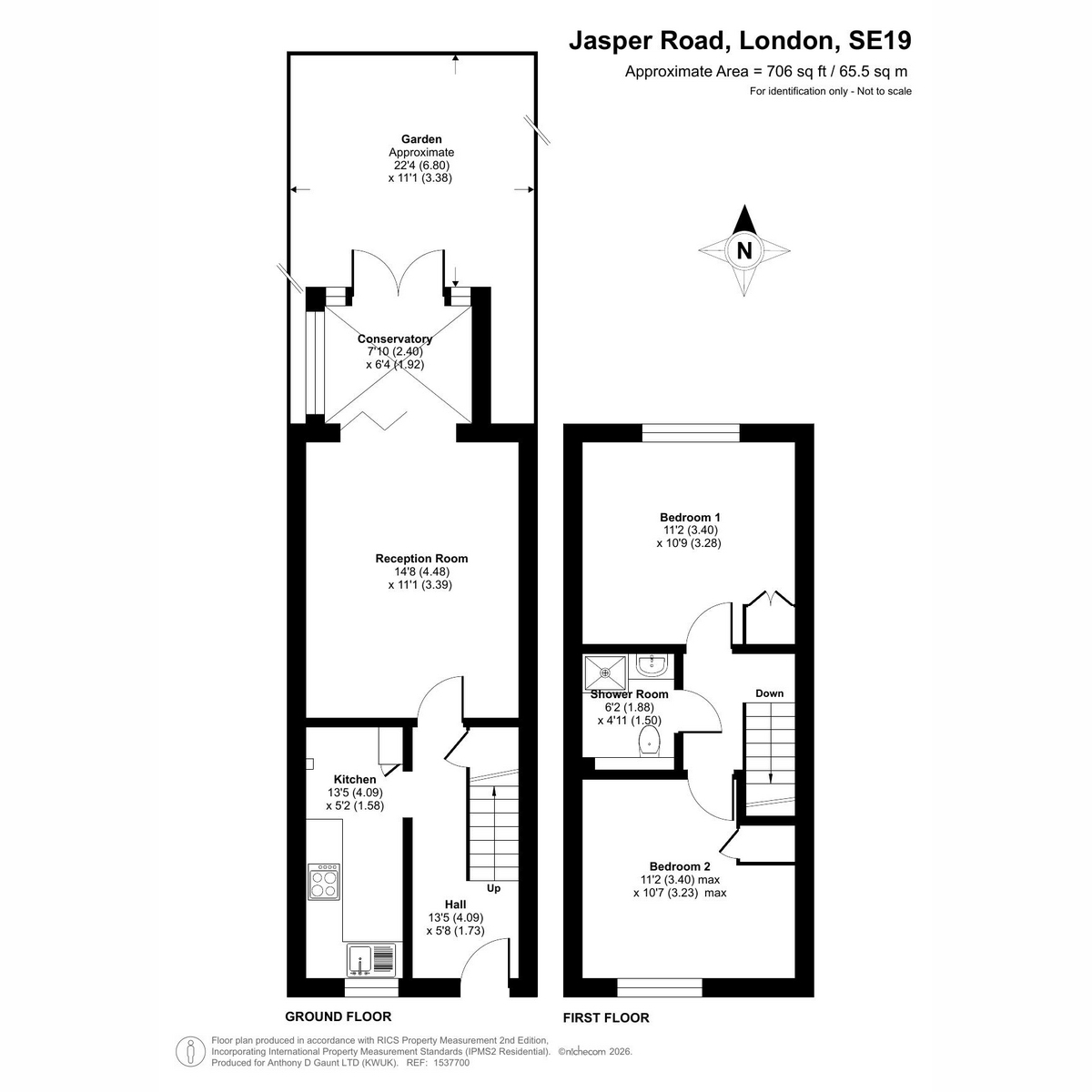 Jasper Road, London floorplan