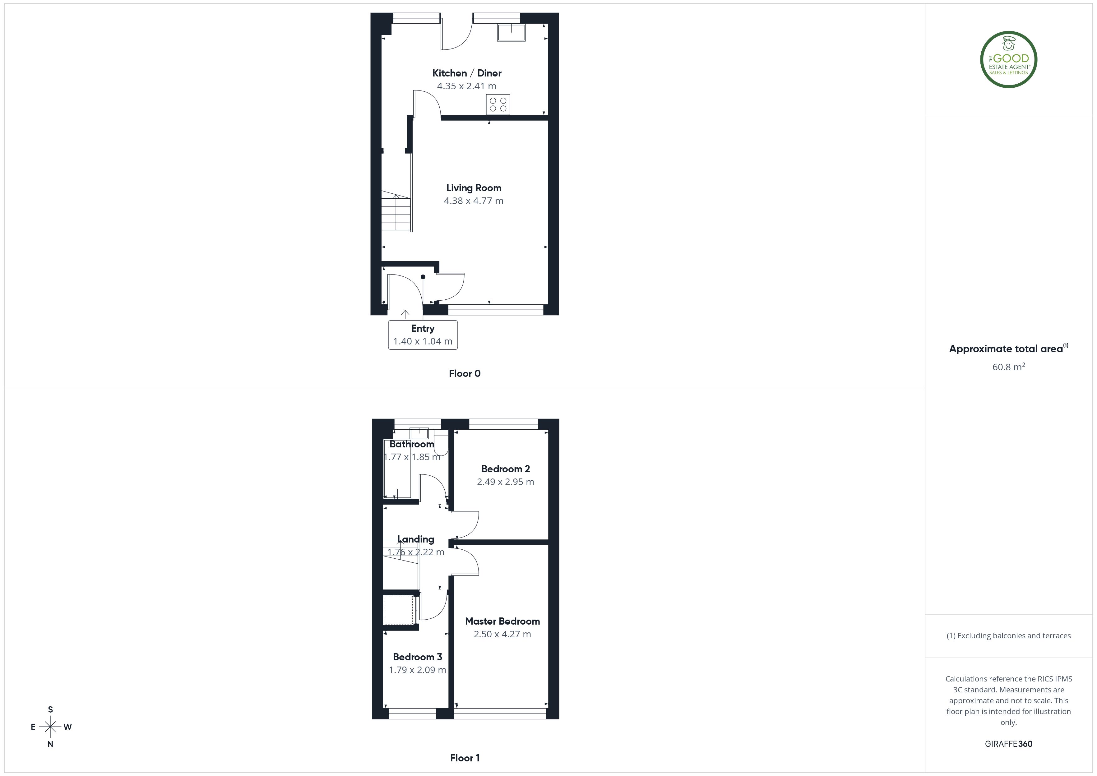 15, Edgeworth Crescent, Sunderland floorplan