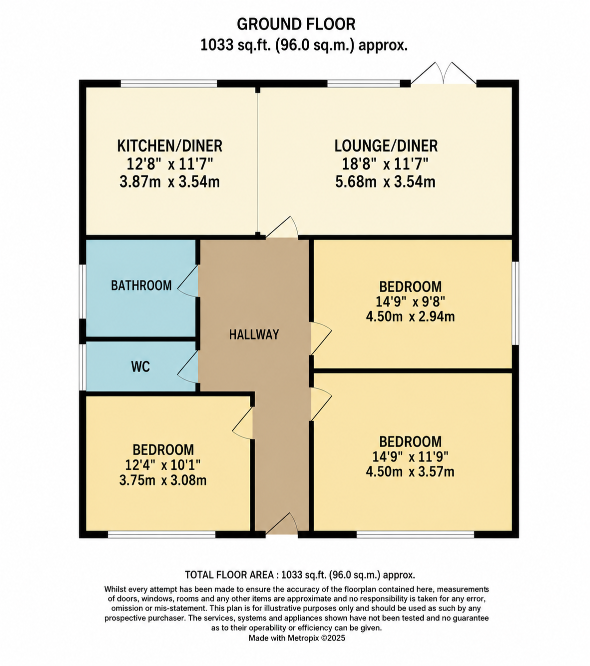 23, Wellgate Road, Luton floorplan