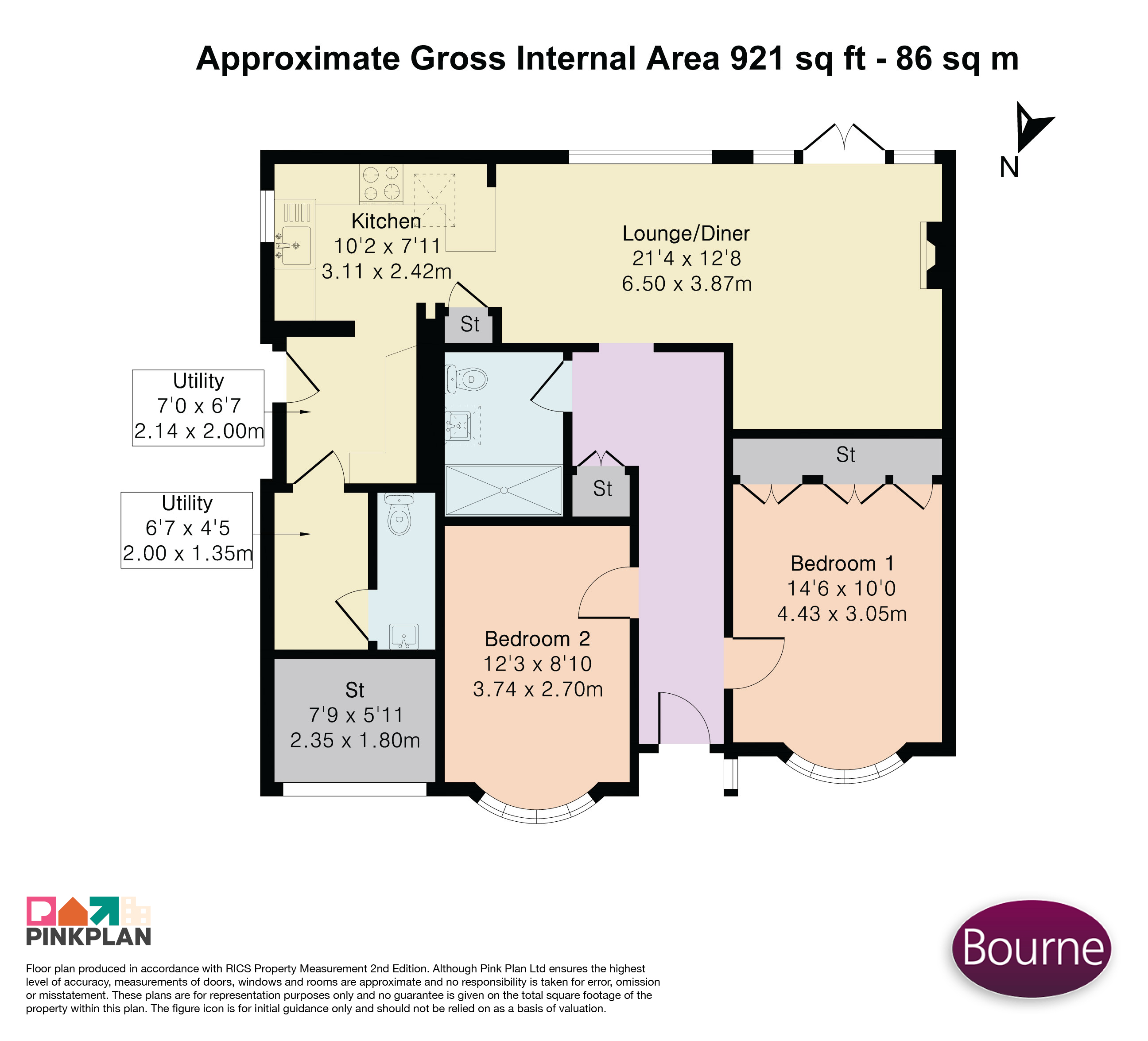 Wentworth Crescent, Ash Vale floorplan