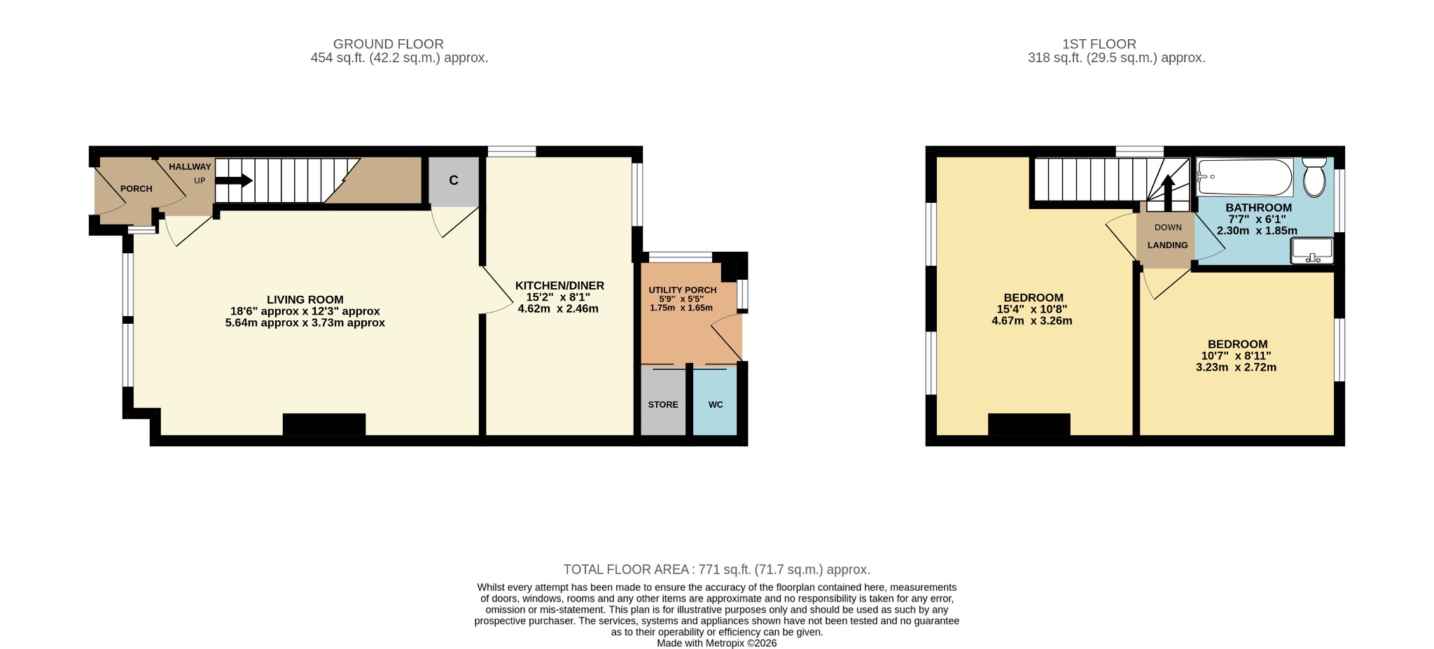 97 Penshurst Avenue, Hessle, East Riding of Yorkshire floorplan