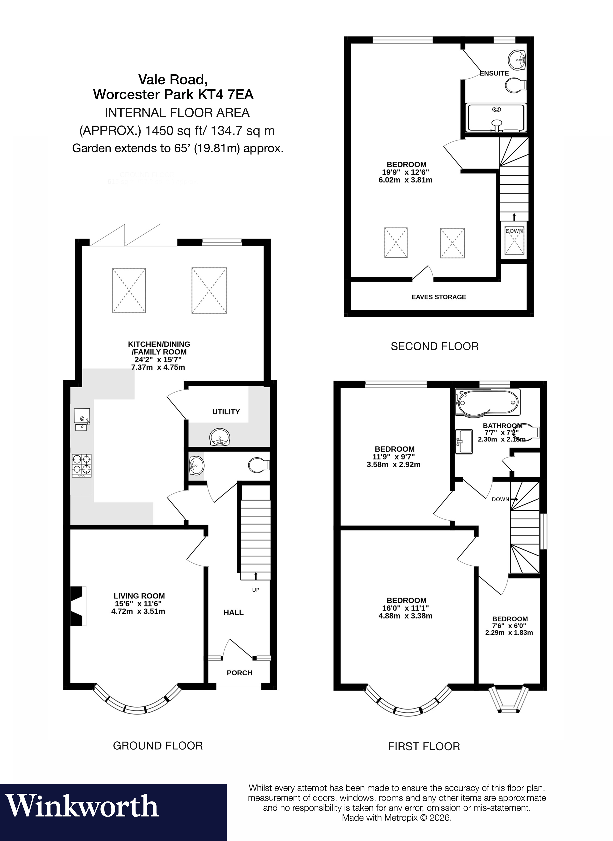 Vale Road, Surrey floorplan