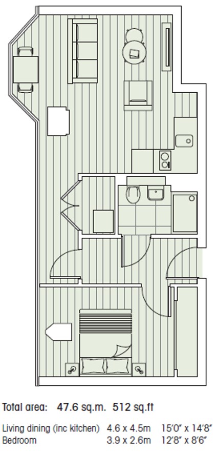 1 Bedrooms Flat for sale in Westgate House, Hanger Lane, London W5