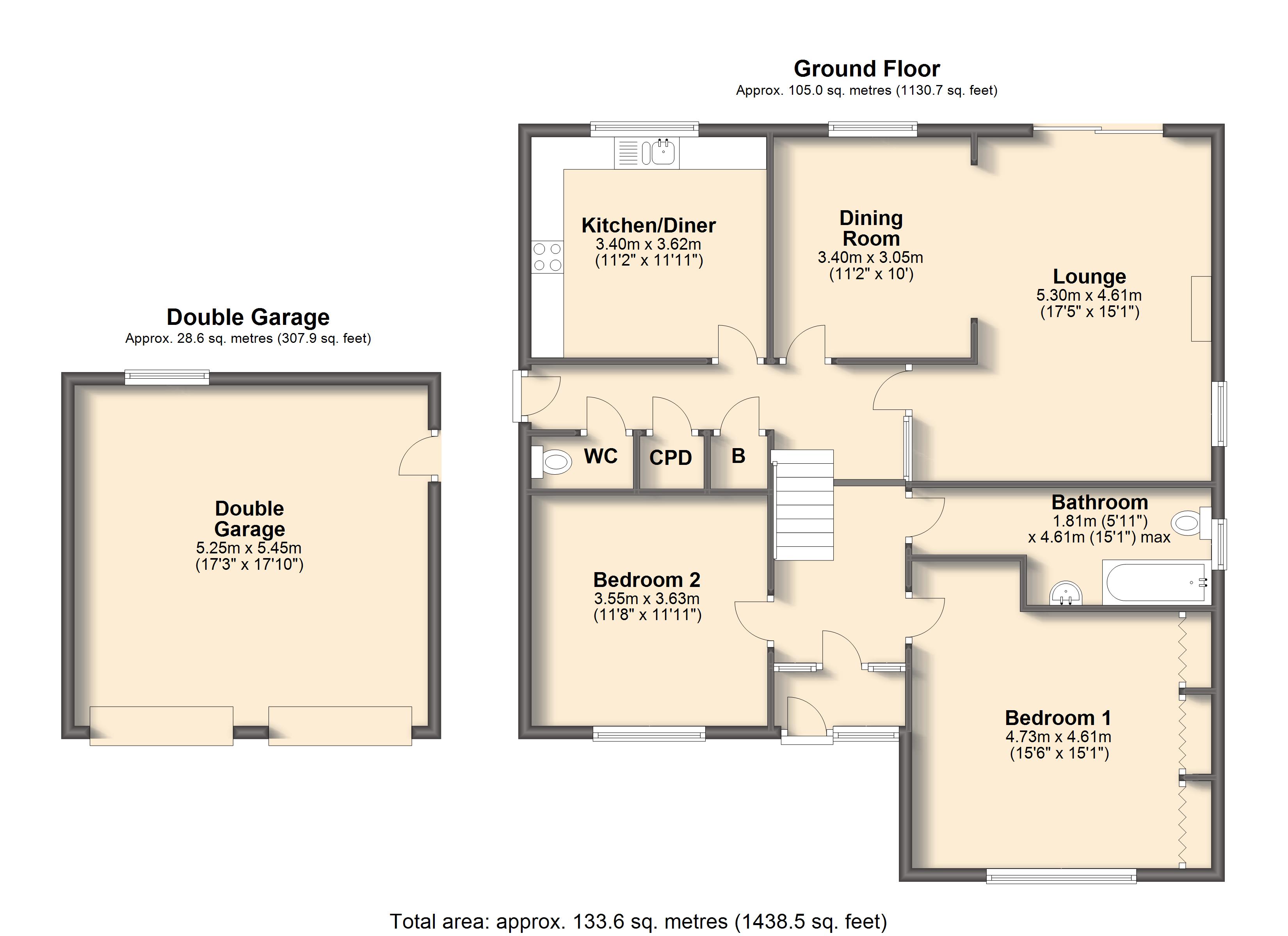 2 Bedrooms Detached bungalow for sale in Camdale View, Ridgeway, Sheffield S12