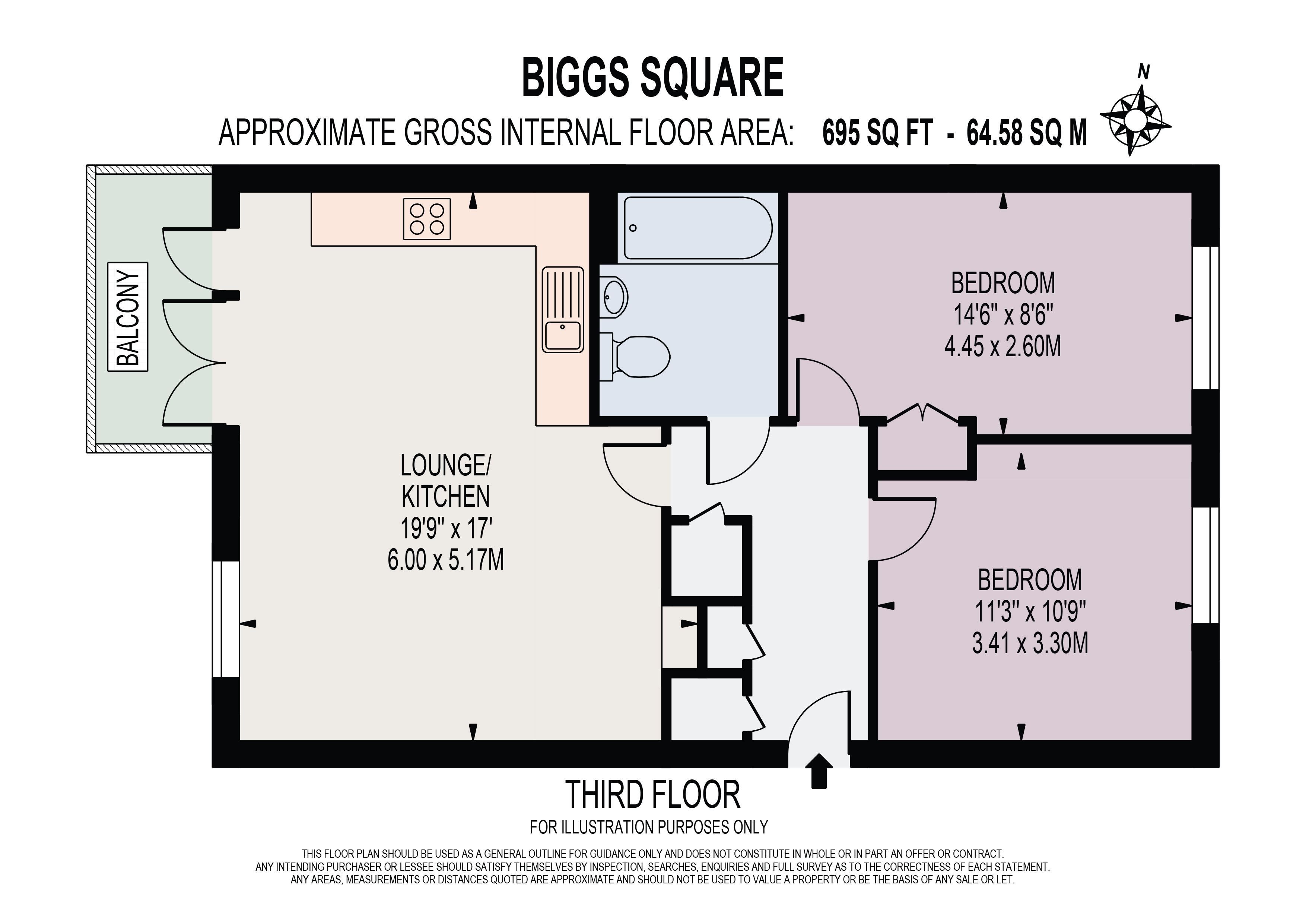 Biggs Square, Felstead Street, London, E9 floorplan