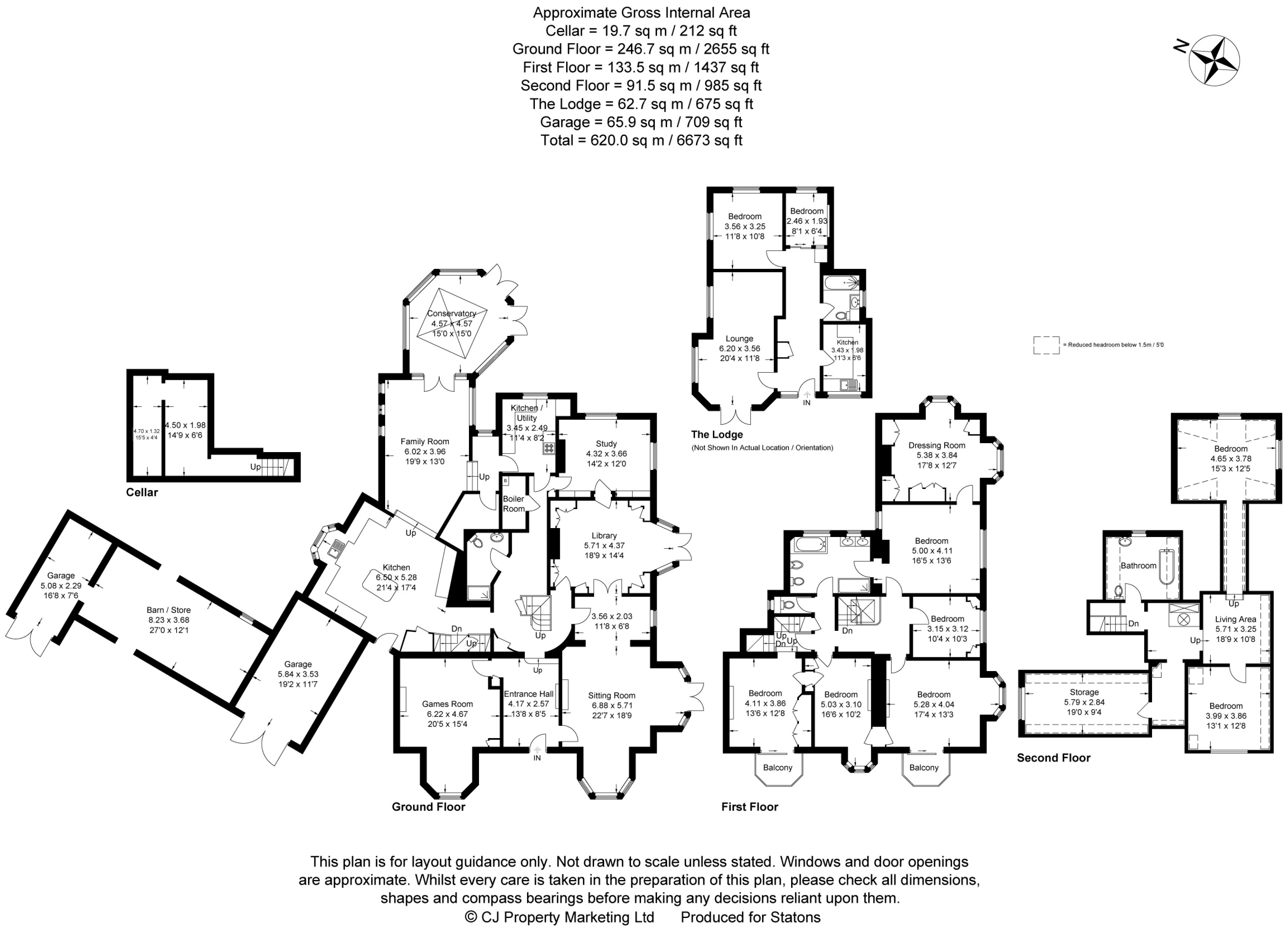 Halstead Hill, Goffs Oak, Hertfordshire EN7, 7 bedroom detached house