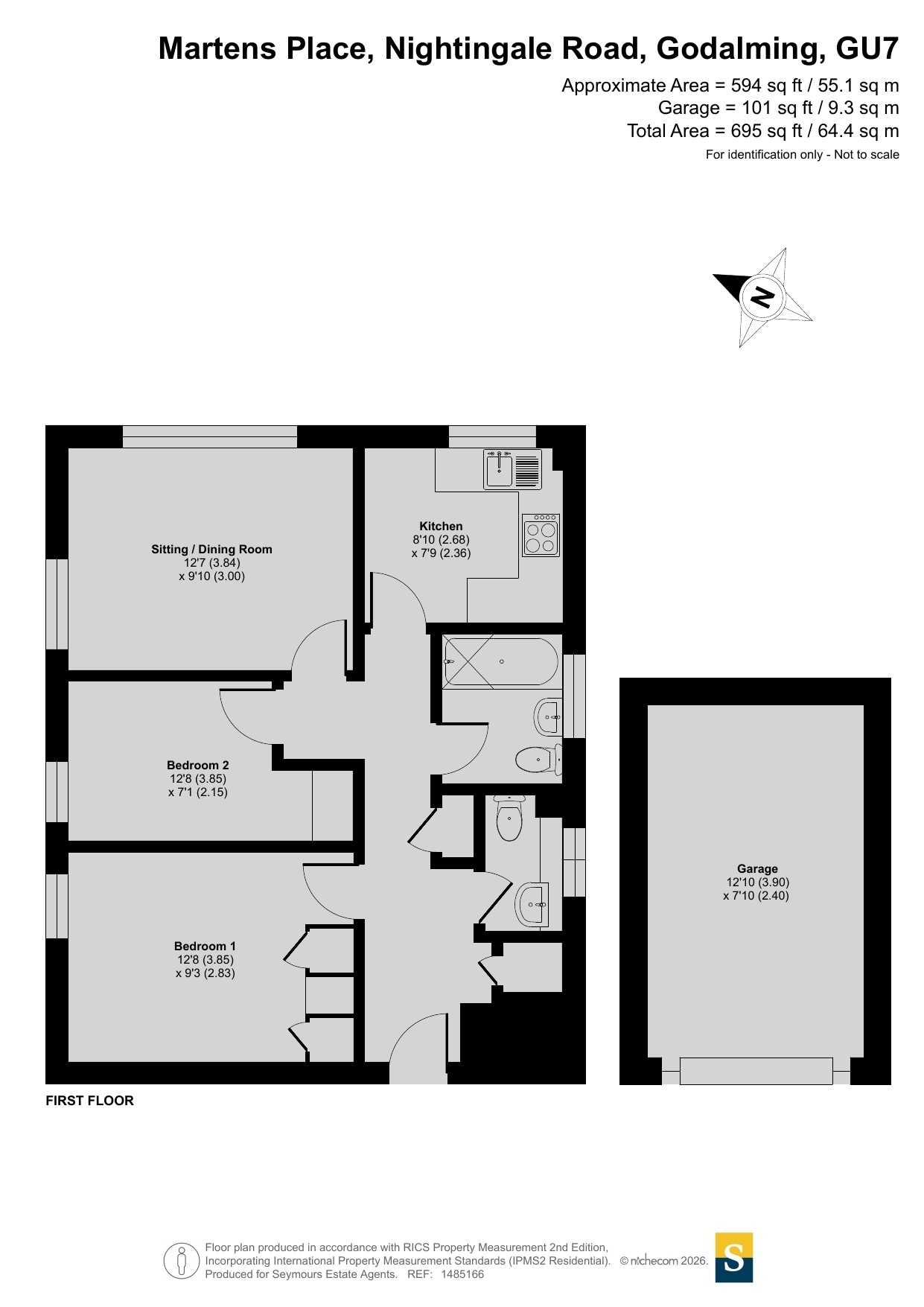 7, Martens Place, Farncombe floorplan