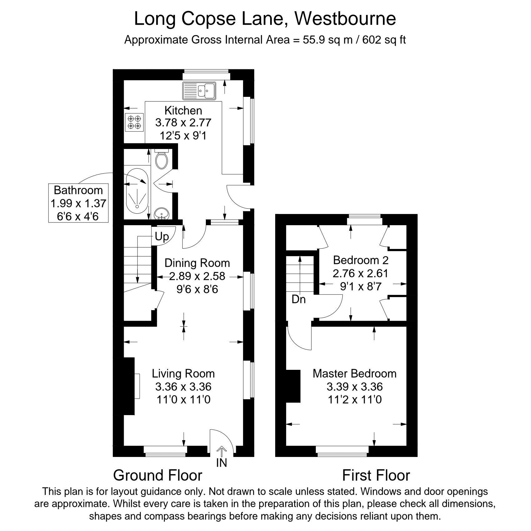 Copse Cottage, 4 Long Copse Lane, Emsworth floorplan