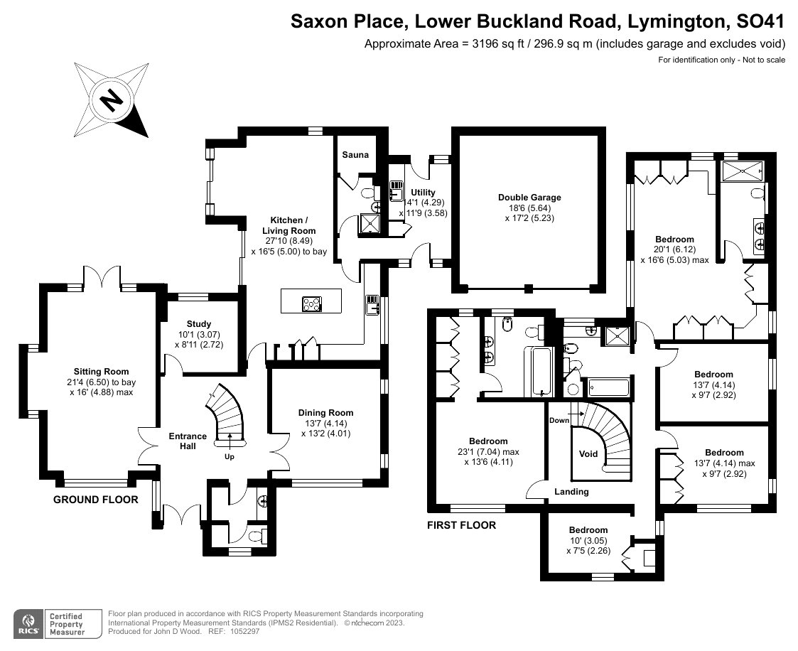 Saxon Place, Lower Buckland Road, Lymington, Hampshire SO41, 5 bedroom detached house for sale