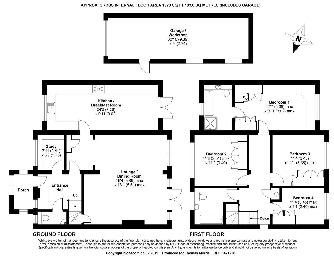 4 Bedrooms Detached house for sale in Cherry Drive, Royston SG8