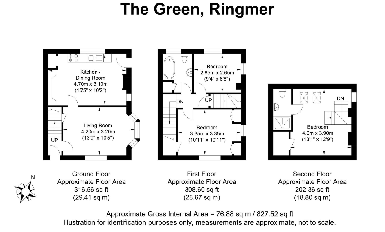 5, Springett Cottages, Lewes floorplan