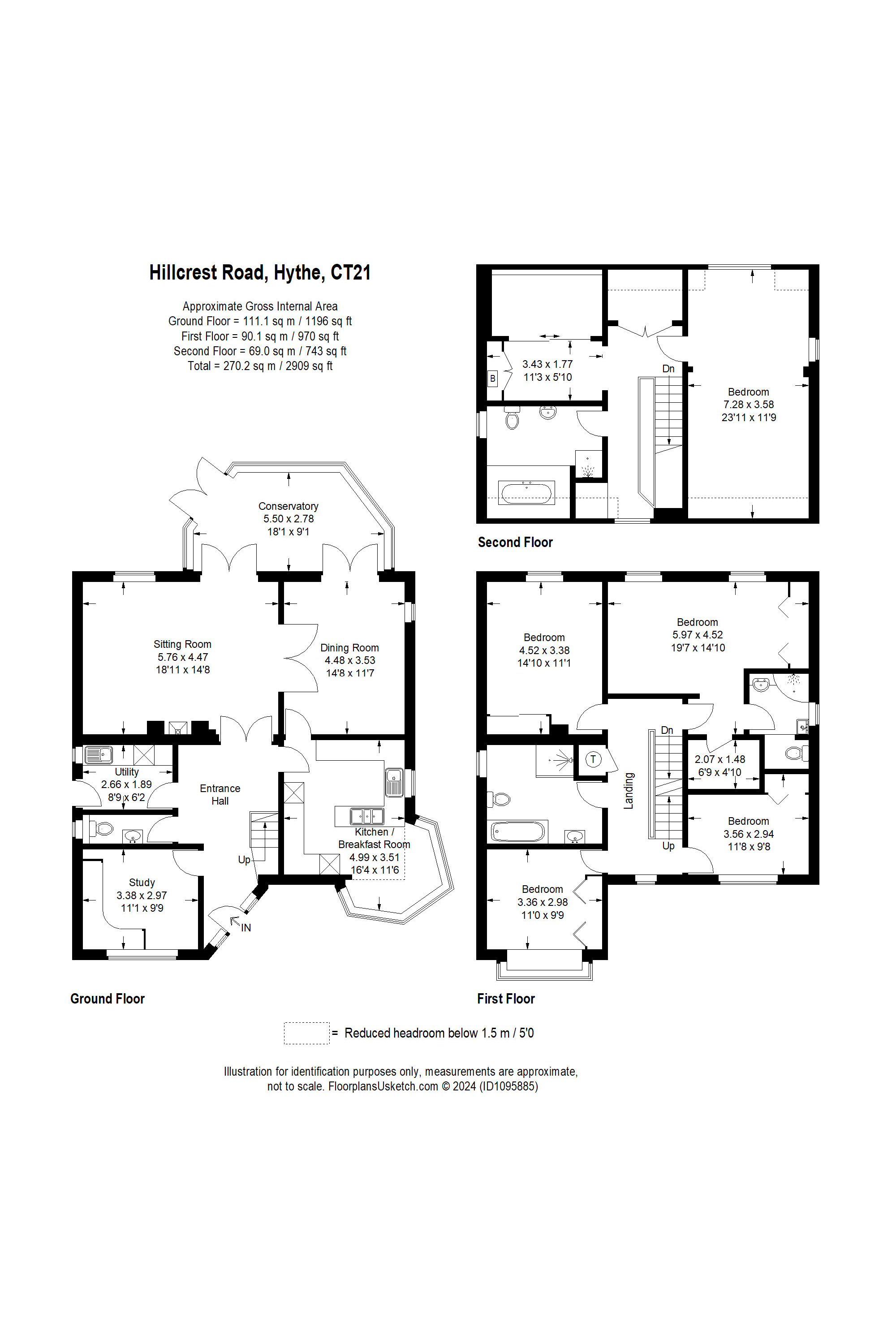 25, Hillcrest Road, Hythe floorplan