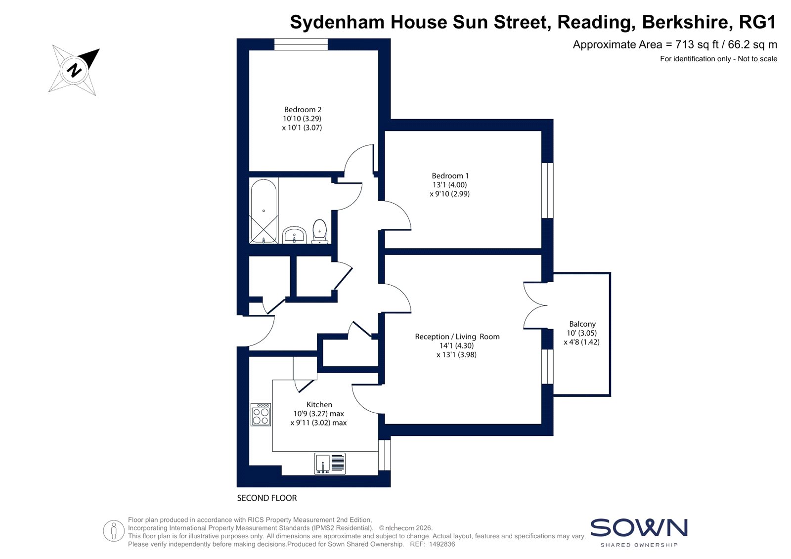 Private OR - Flat 7, Sydenham House,, Sun Street, Berkshire floorplan
