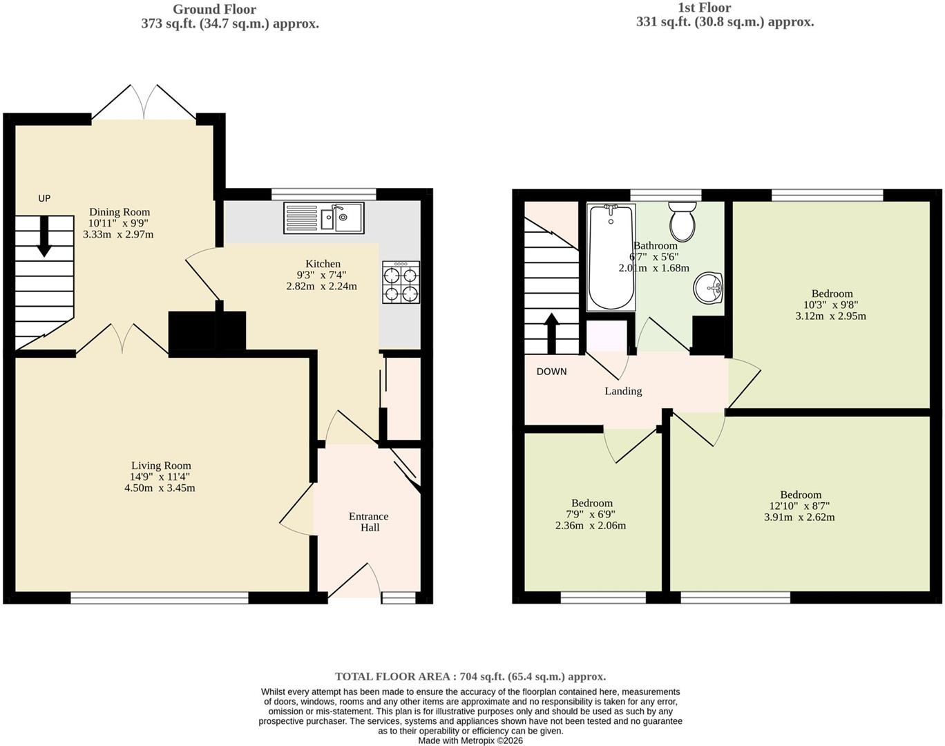 Osprey Green, Lowestoft floorplan