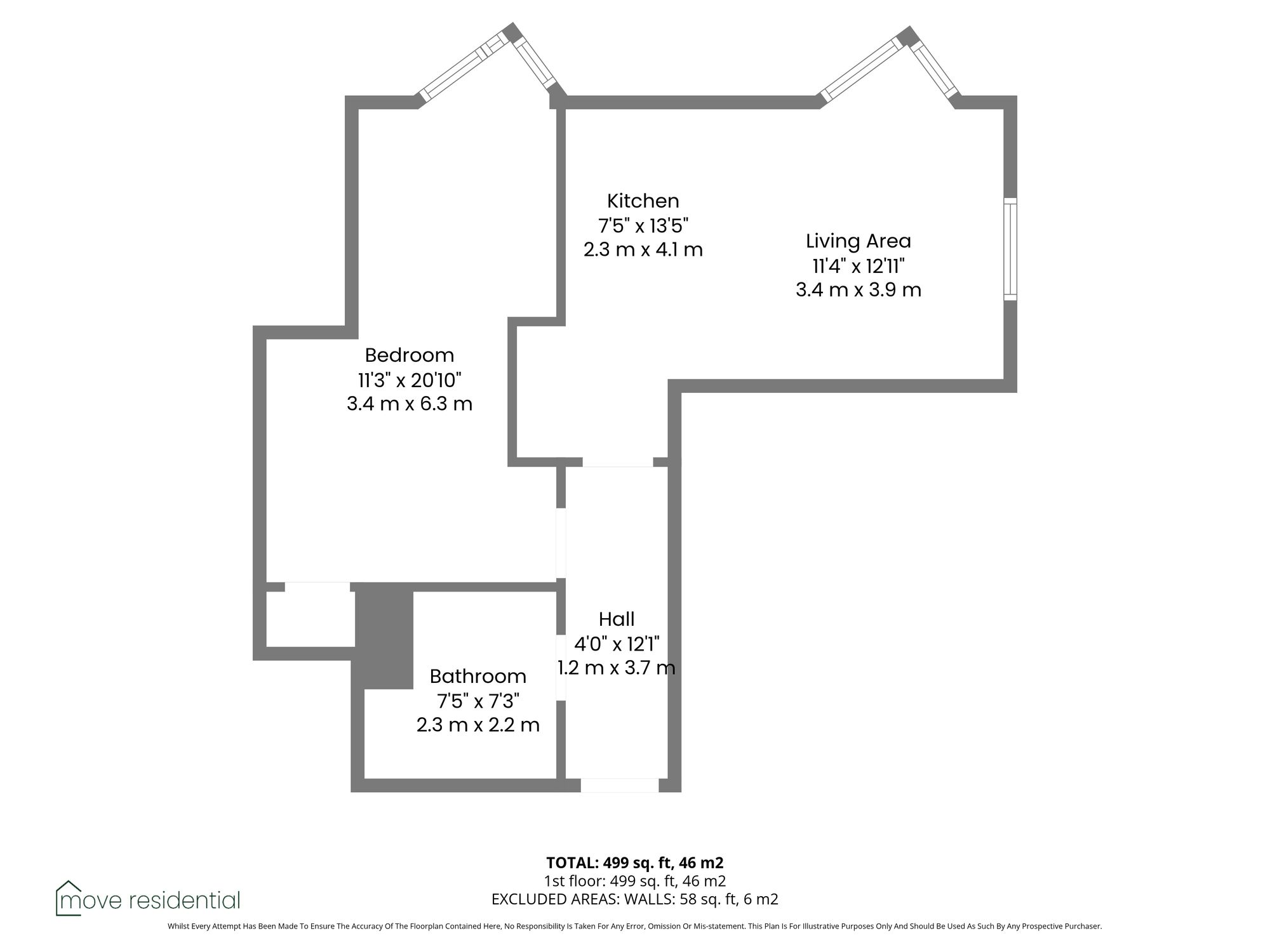 Apt 12, 290 Vauxhall Road, Liverpool floorplan
