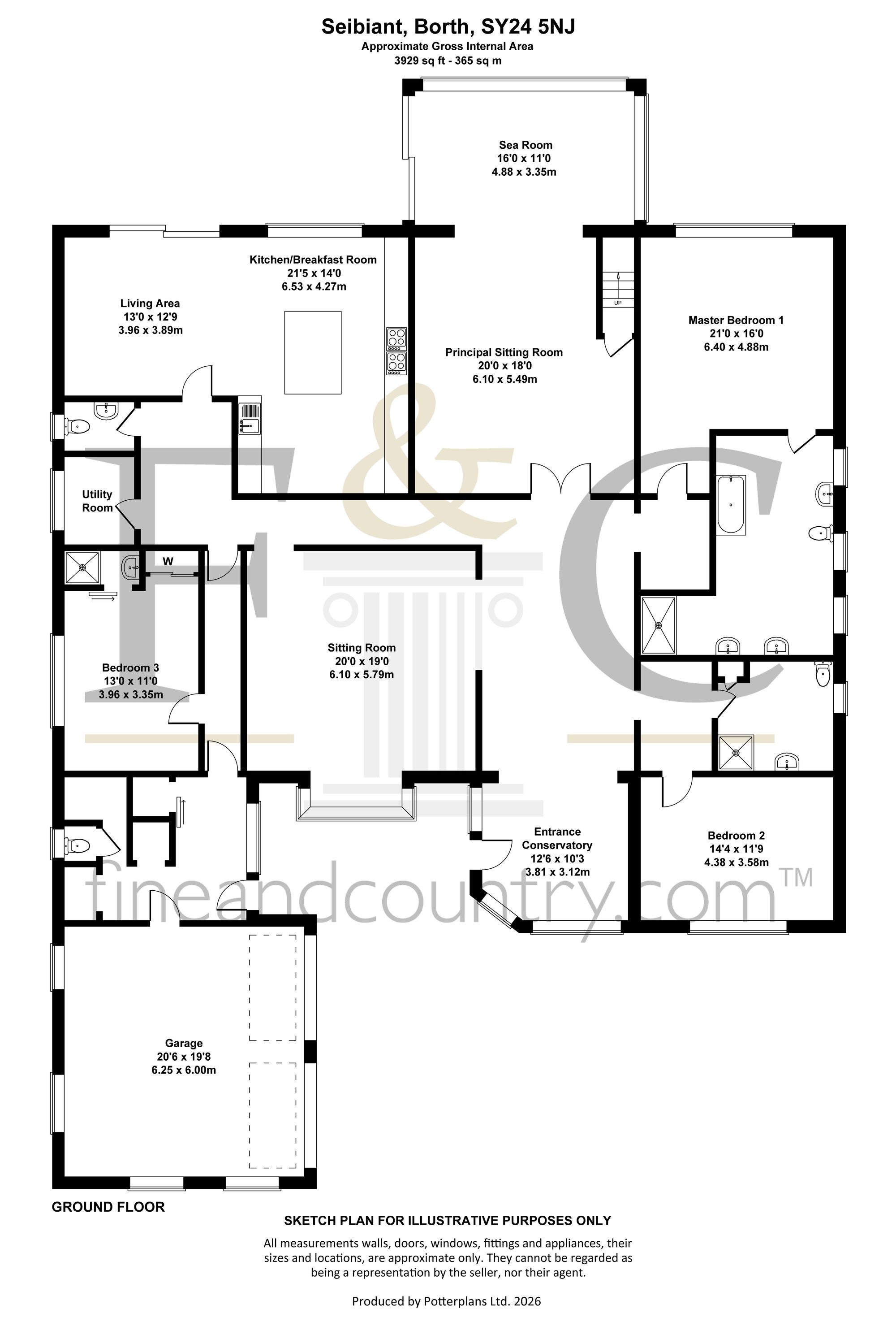 Seibiant Francis Road, Borth floorplan