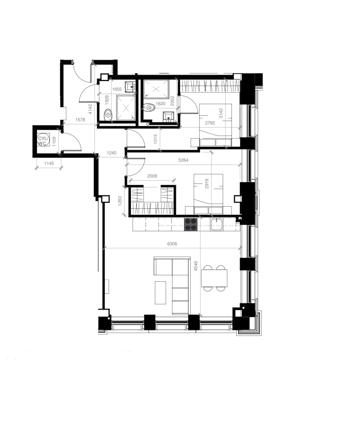 Woodhouse Lane, Leeds floorplan