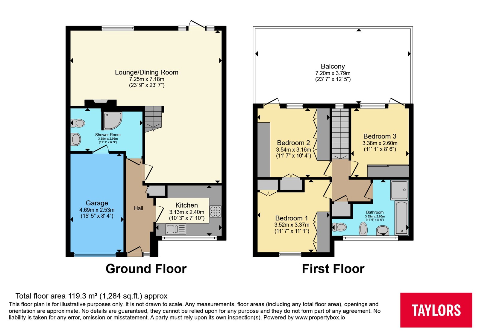 23, Riverside Gardens, Biggleswade floorplan