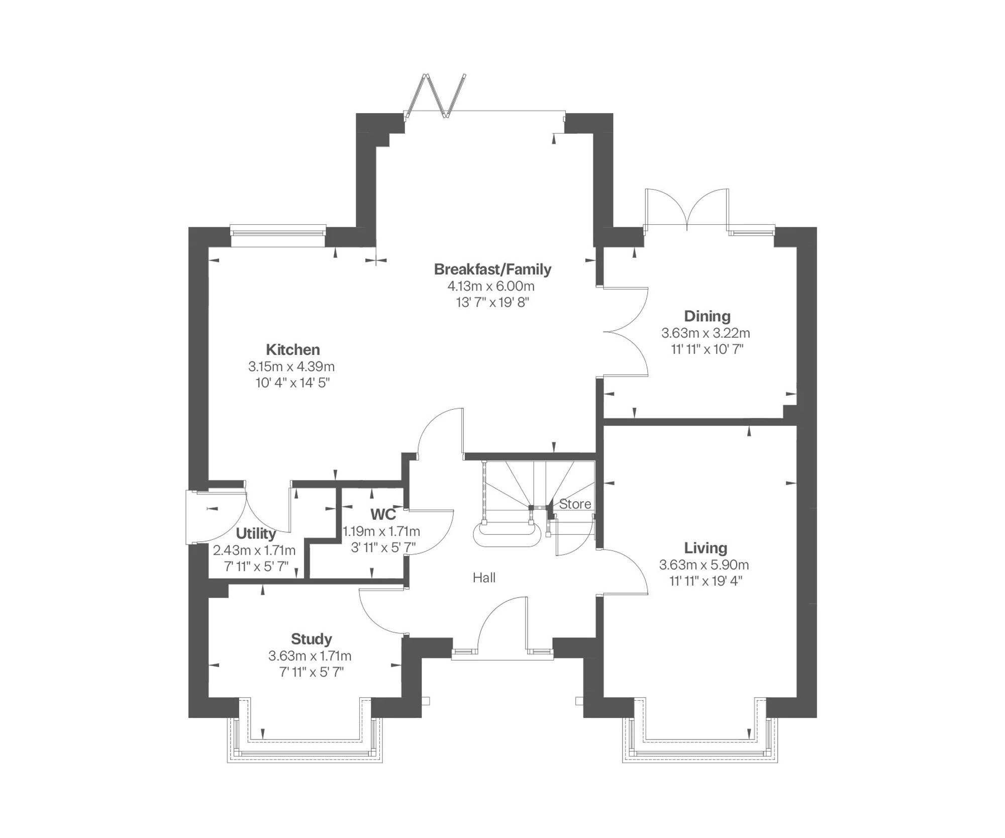 Plot 36 - Stansfield, Lower Kirklington Road, Nottingham floorplan