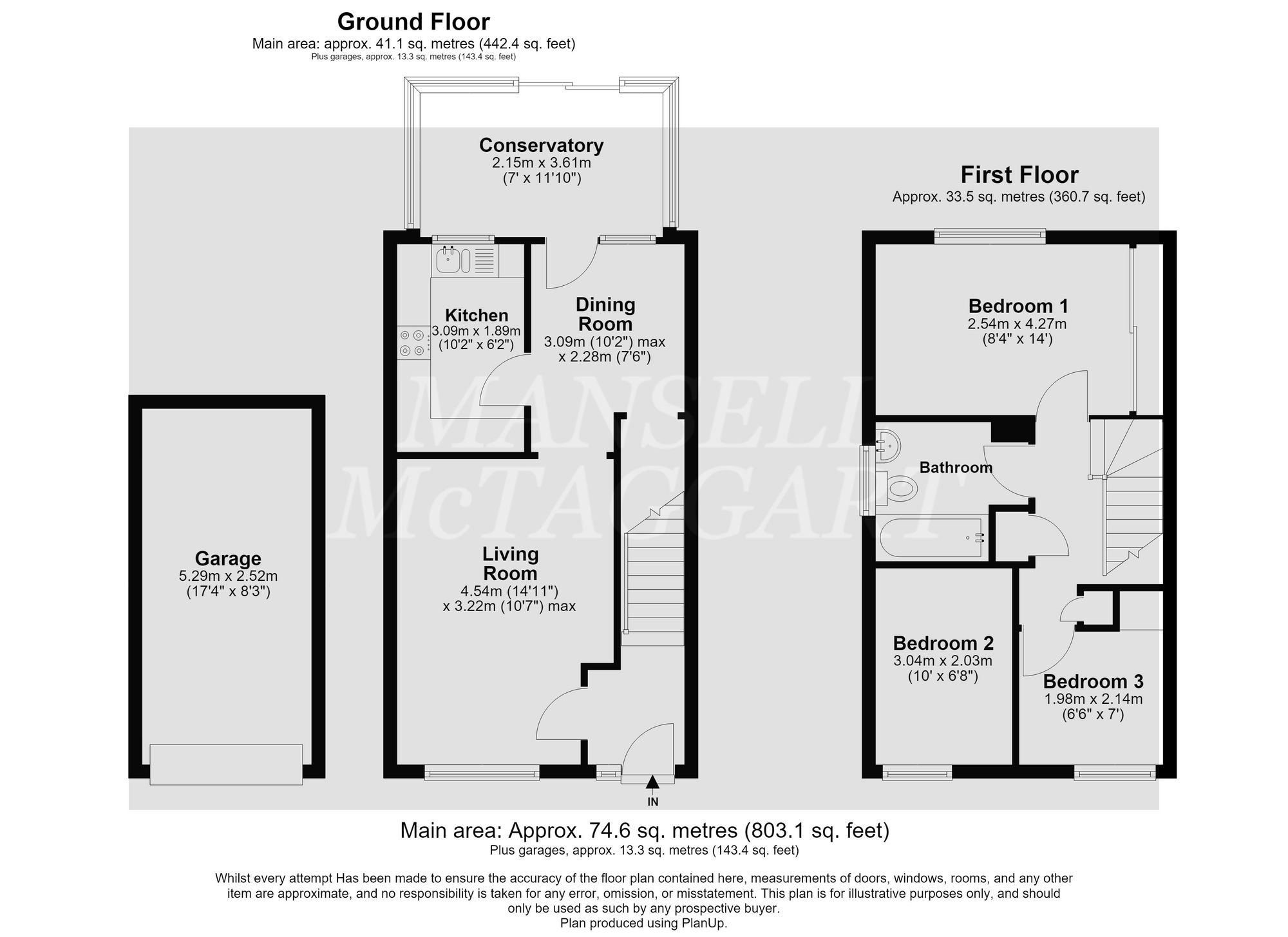 6 Chevening Close, Crawley floorplan