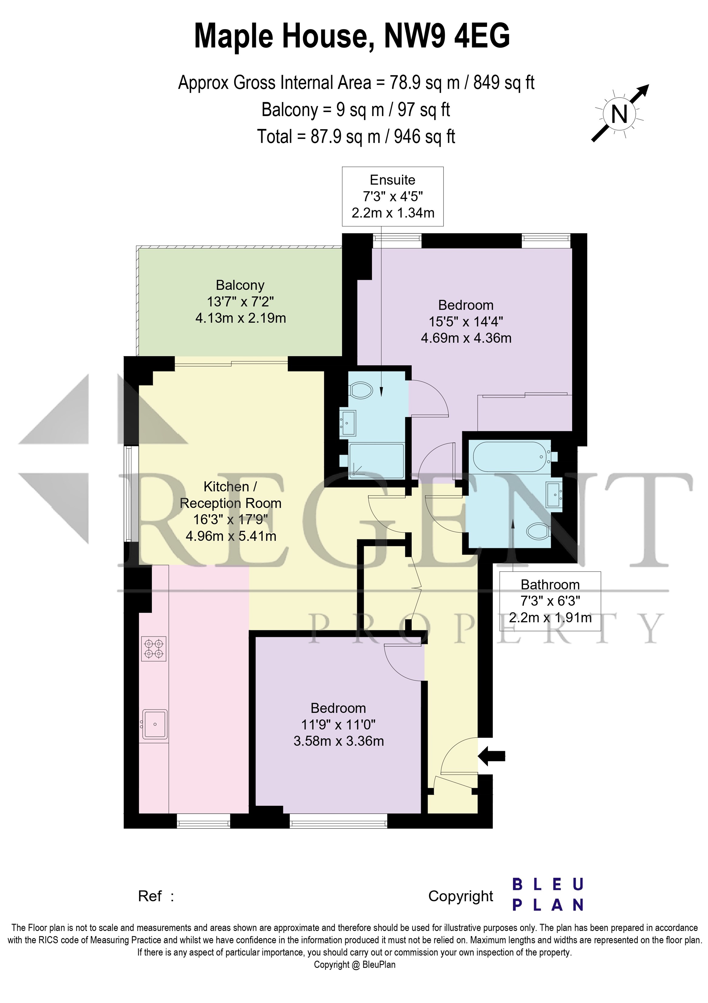 Lismore Boulevard, London floorplan